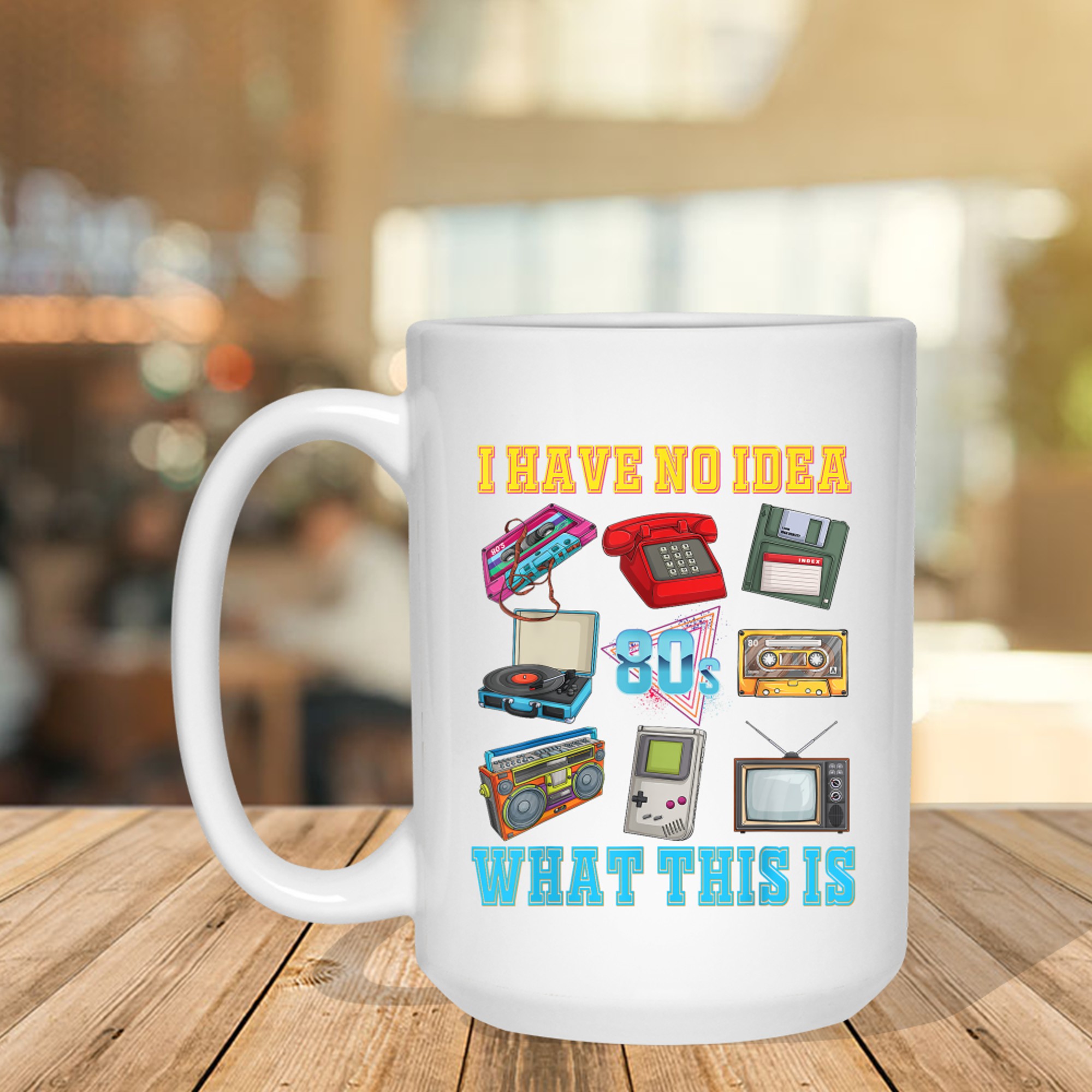 I Have No Idea What This Is Kids 70s 80s 90sTheme Outfit Mug