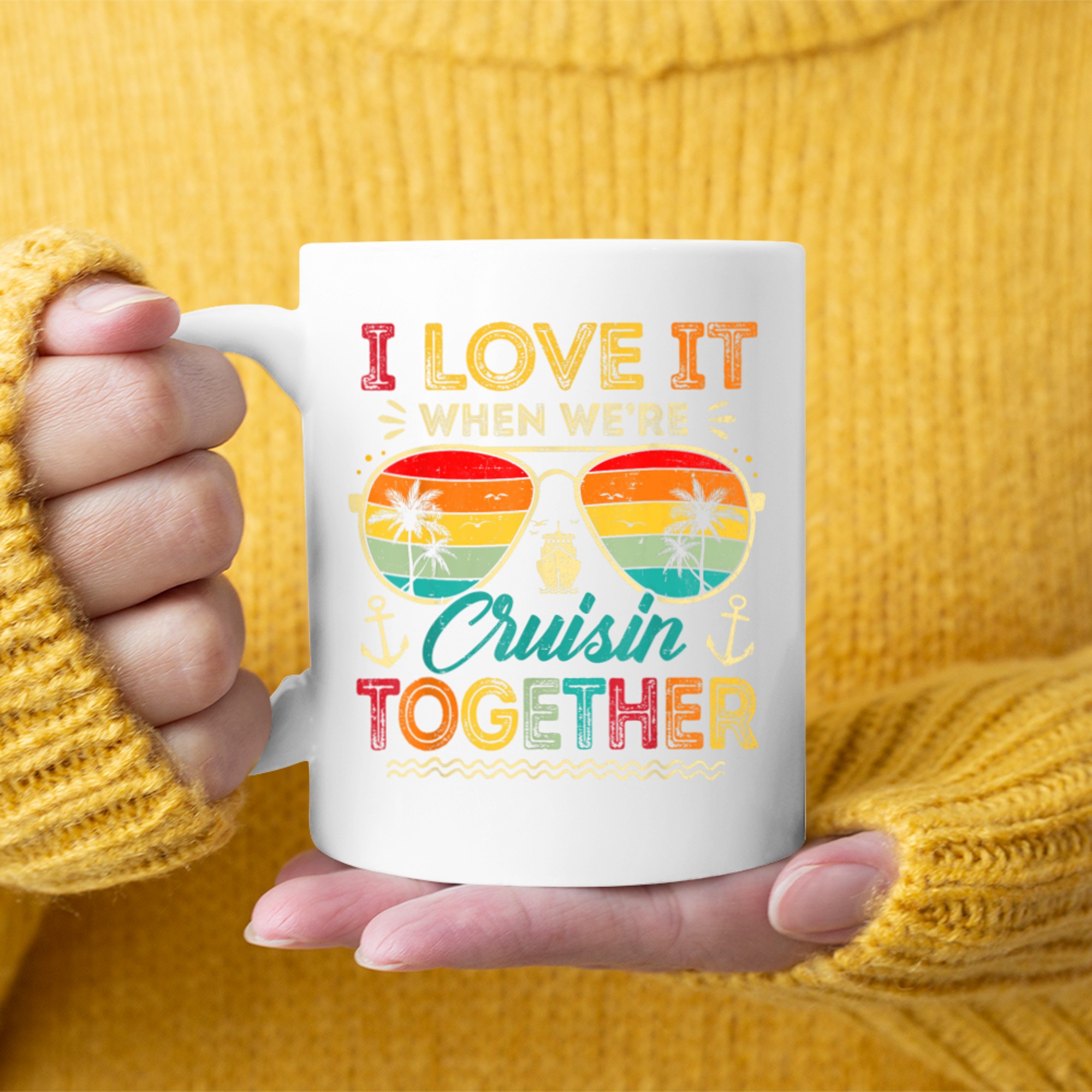 I Love It When We're Cruise Together Family Summer Vacation Mug