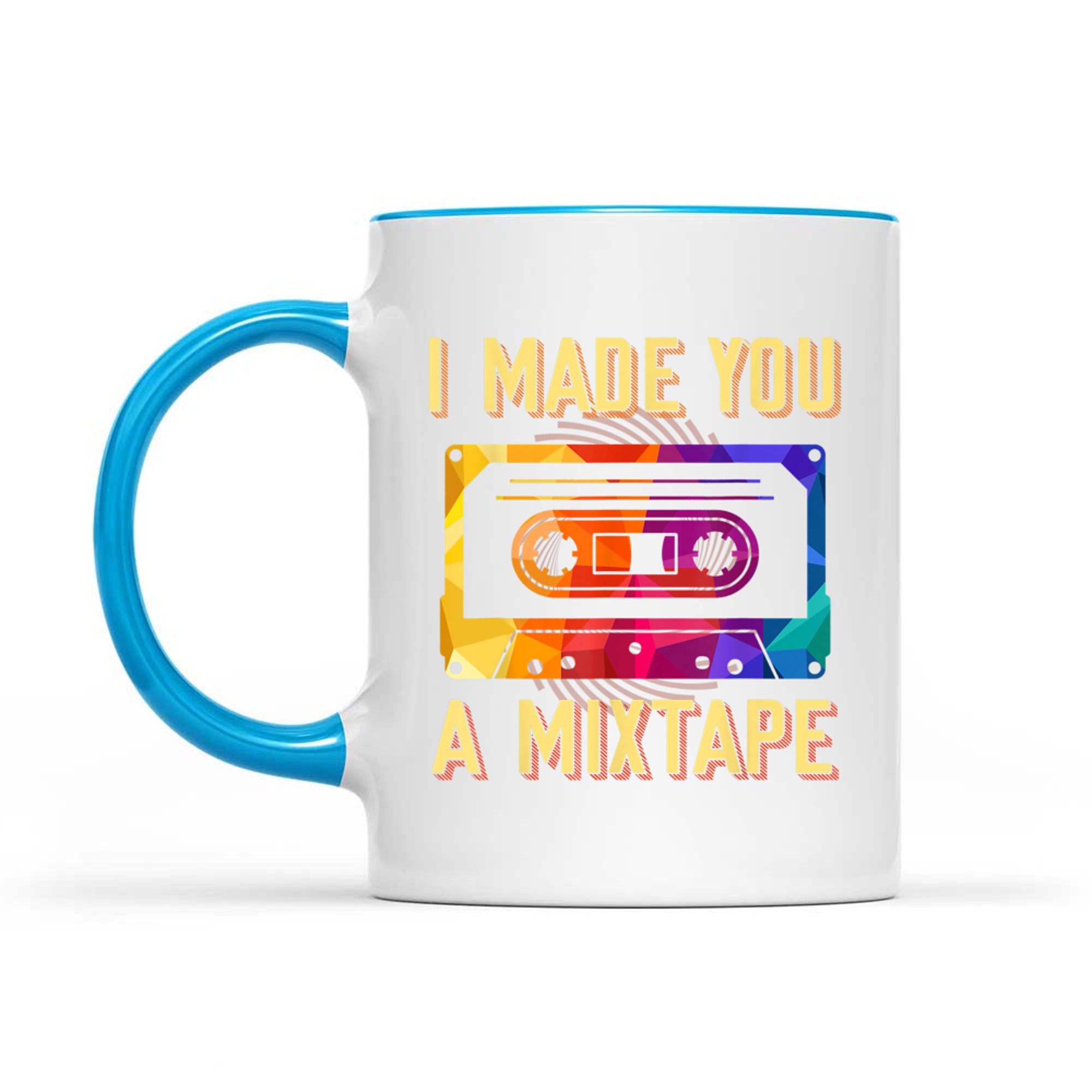 I Made You A Mixtape 80s 90s Vintage Costume Cassette Tape Mug