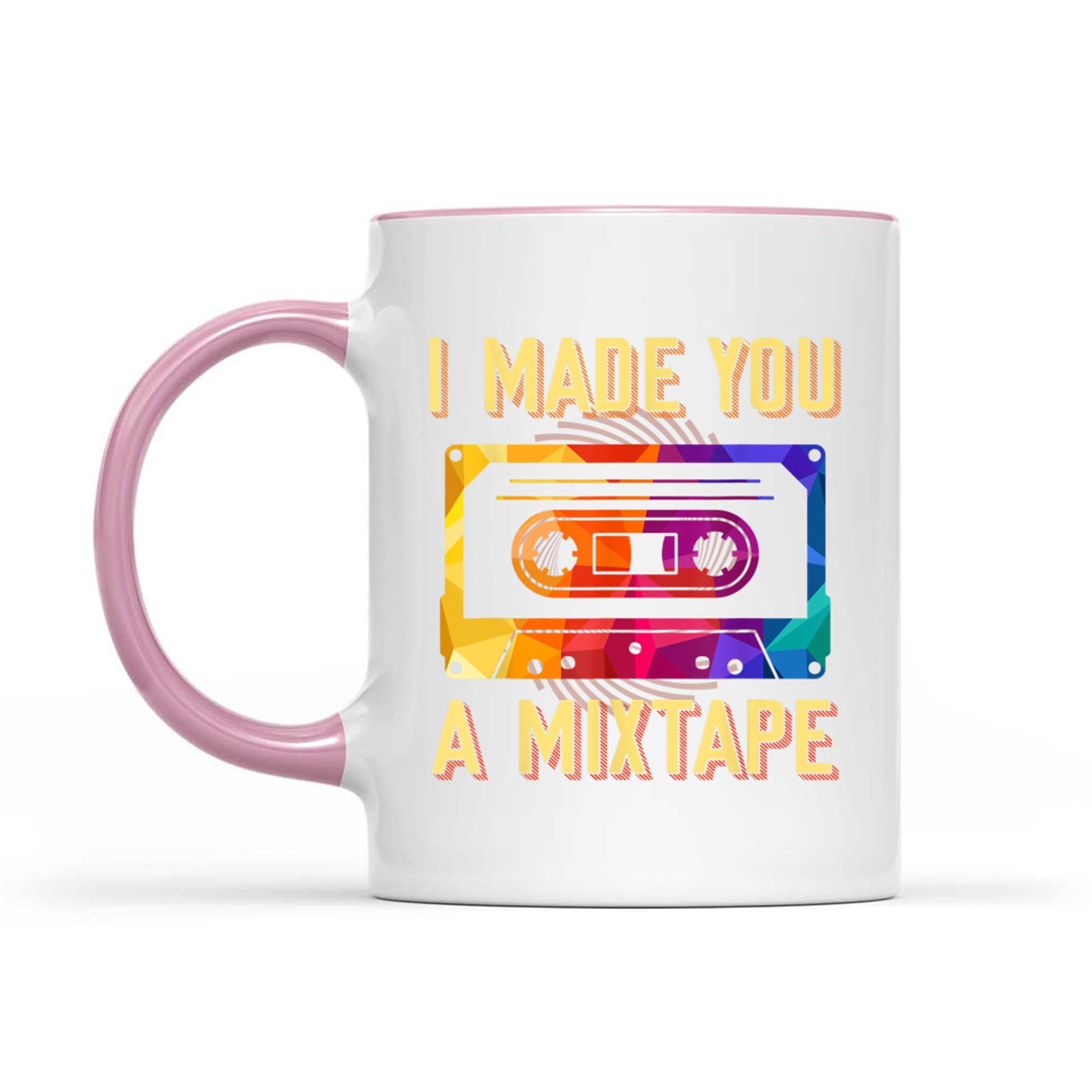 I Made You A Mixtape 80s 90s Vintage Costume Cassette Tape Mug