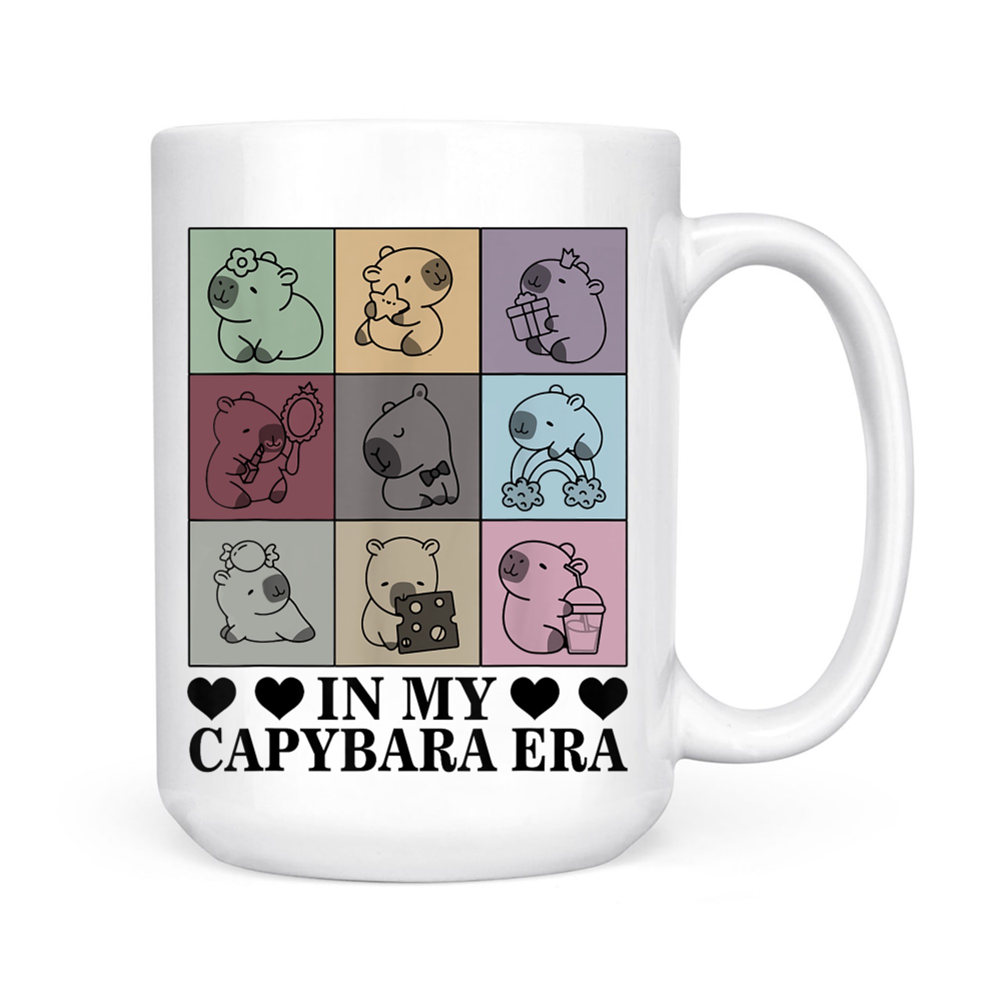 In My Capybara Era Capybara Lover Funny Capybara Mug