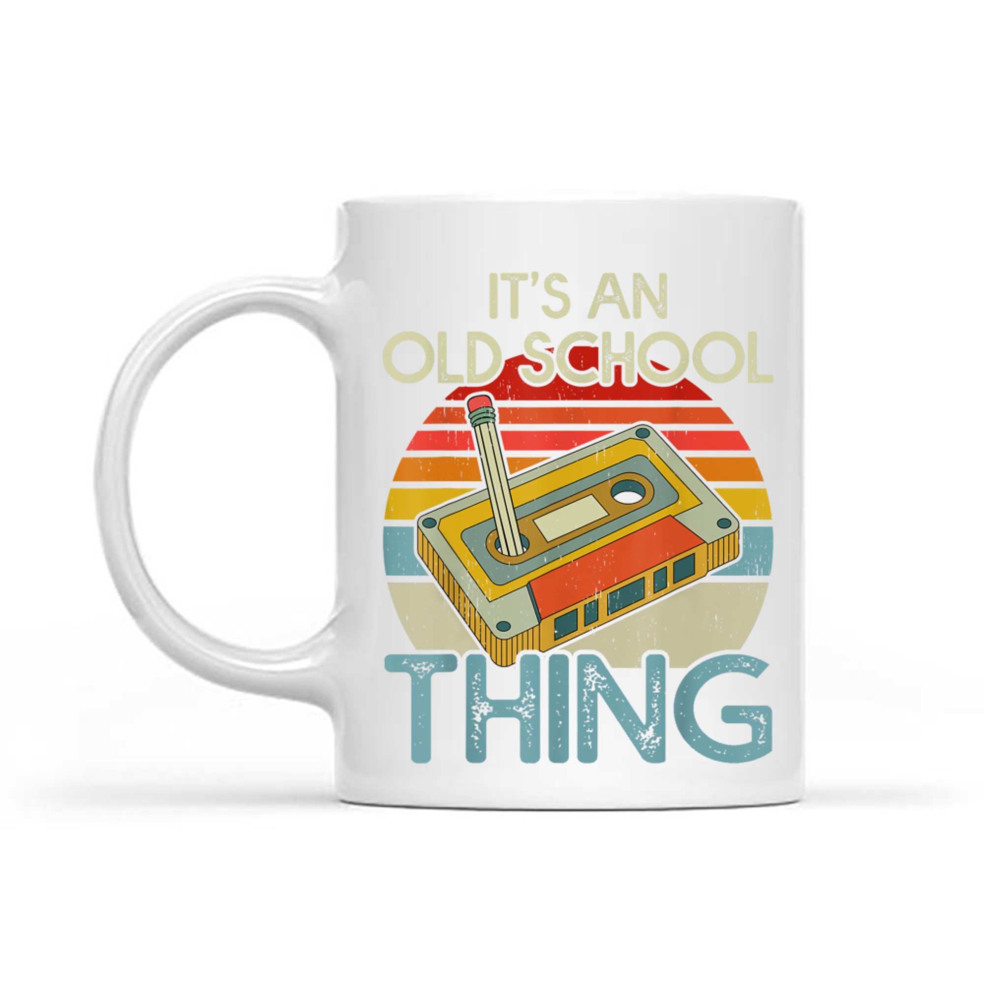 It's An Old School Thing Retro Cassette Tape Music 80s 90s Men Women Boys Mug