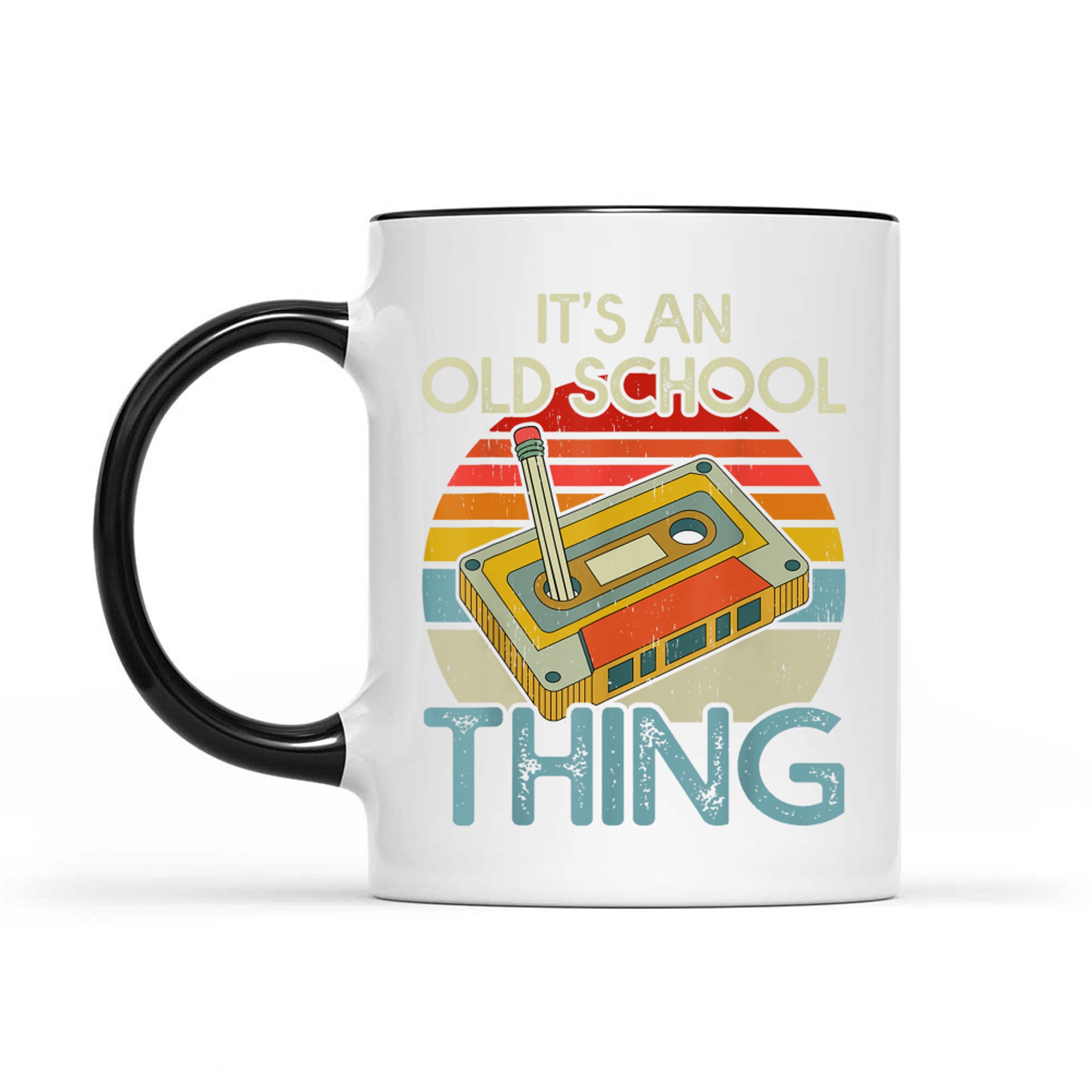 It's An Old School Thing Retro Cassette Tape Music 80s 90s Men Women Boys Mug