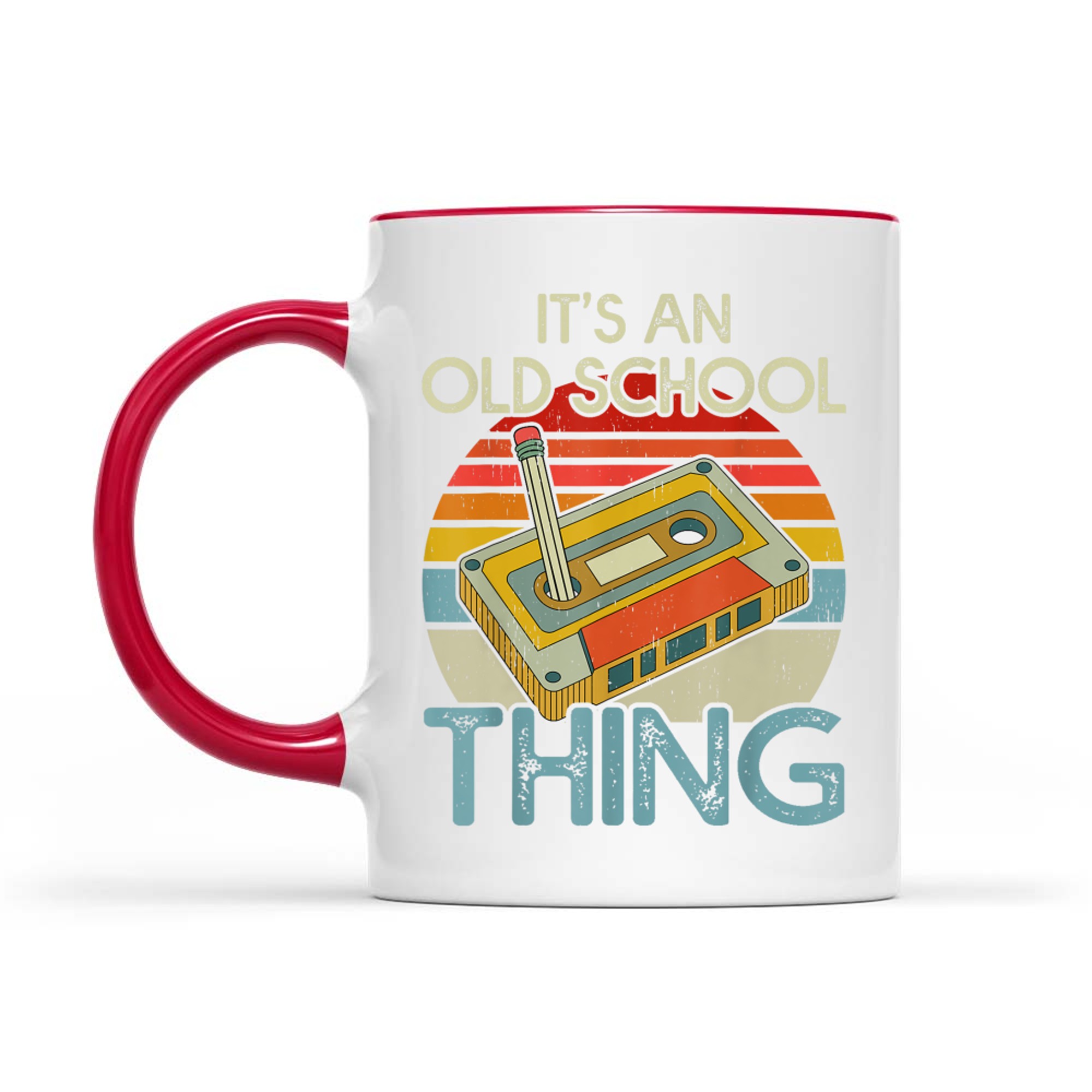 It's An Old School Thing Retro Cassette Tape Music 80s 90s Men Women Boys Mug