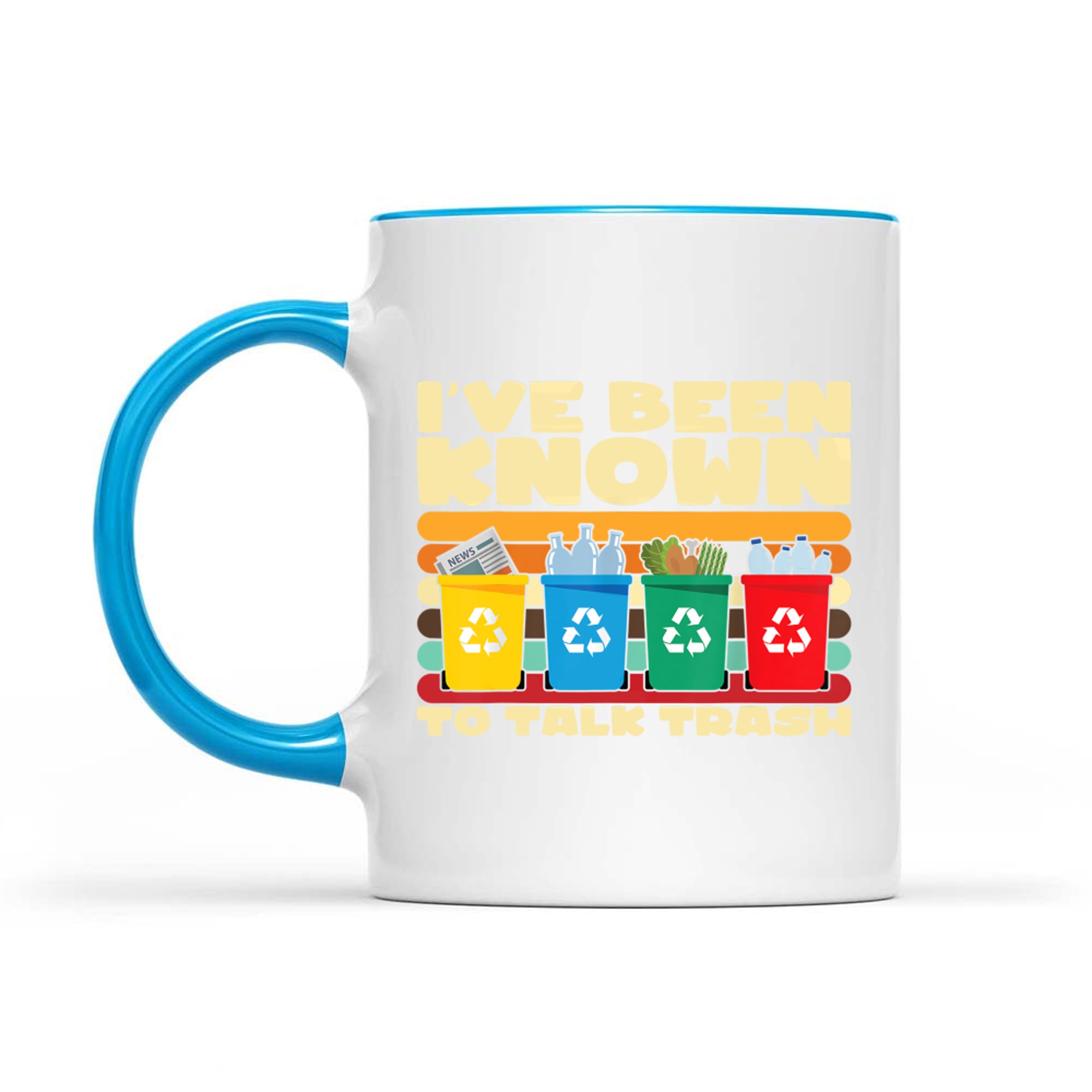 I've Been Known To Talk Trash Funny Recycling Gift Eco-Friendly Joke Mug