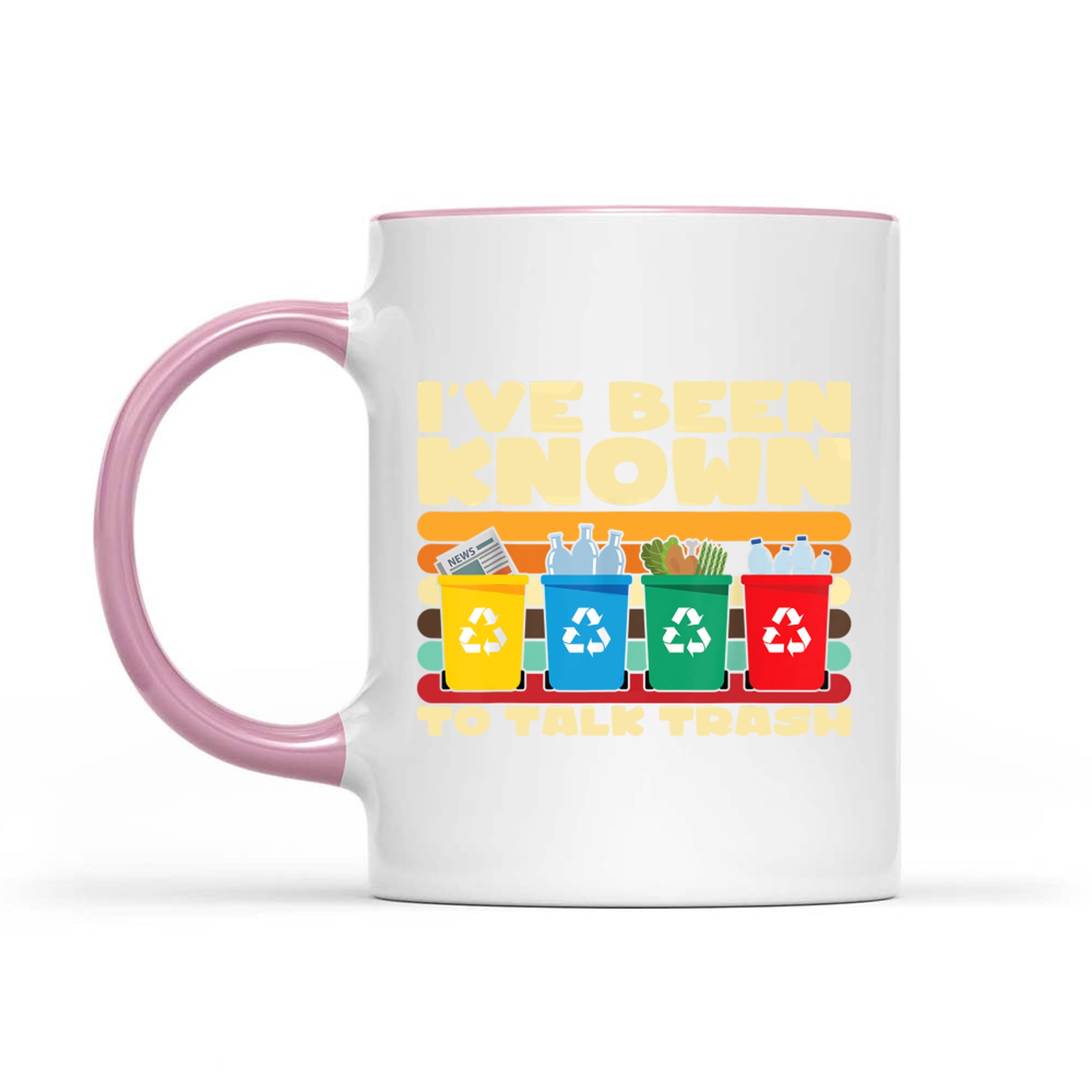 I've Been Known To Talk Trash Funny Recycling Gift Eco-Friendly Joke Mug