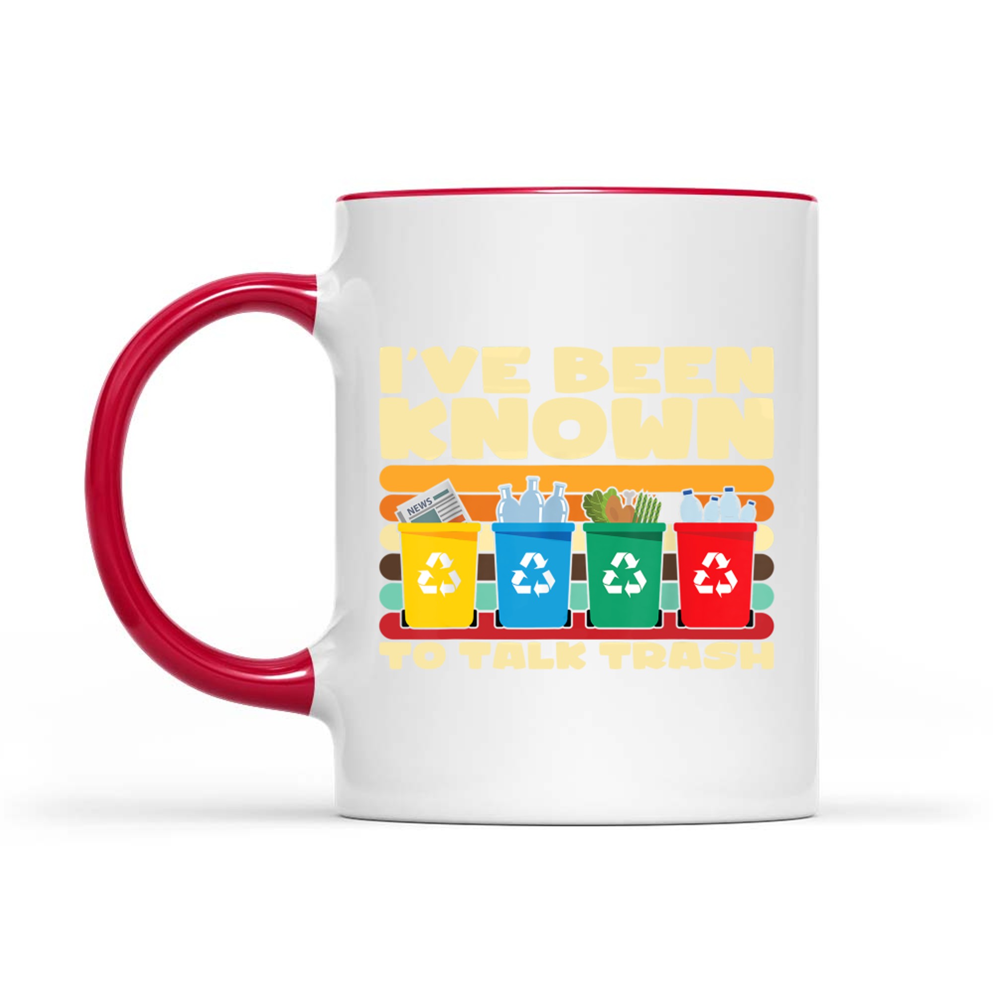 I've Been Known To Talk Trash Funny Recycling Gift Eco-Friendly Joke Mug