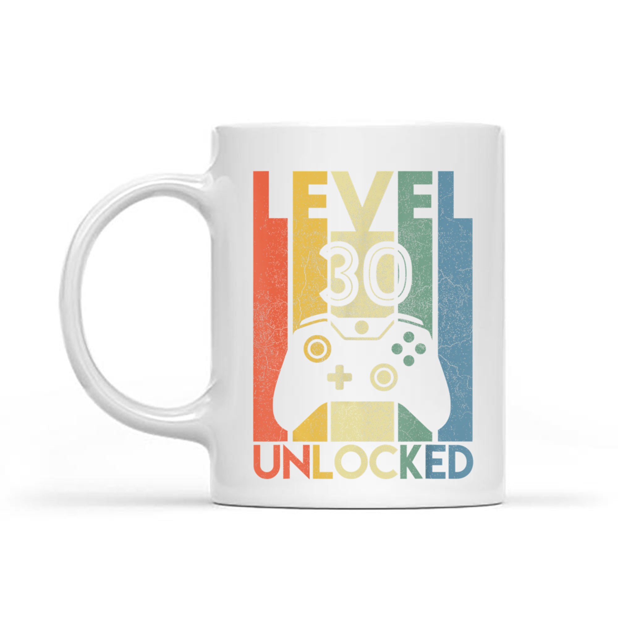 Level Unlocked Funny Video Gamer 30th Birthday Mug