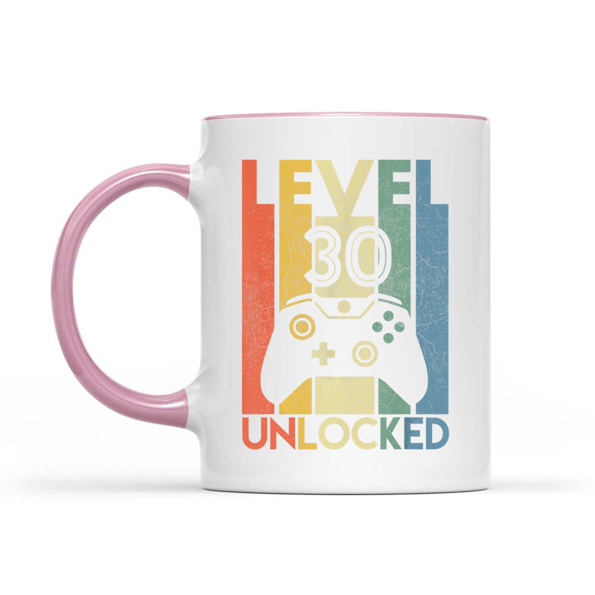 Level Unlocked Funny Video Gamer 30th Birthday Mug