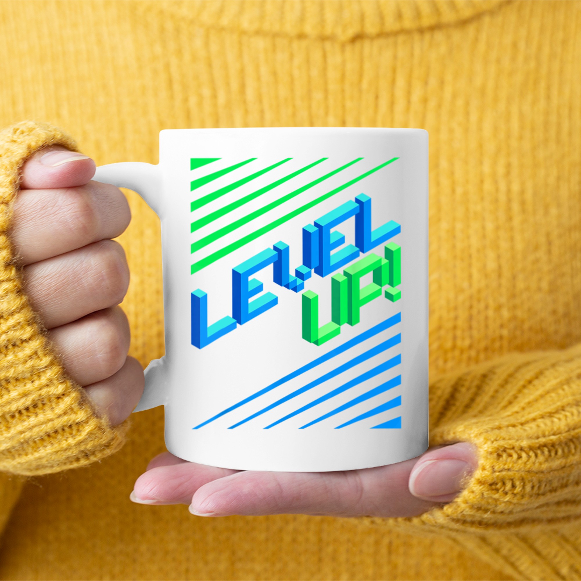 Level Your Game Up I Controller PSGaming Mug