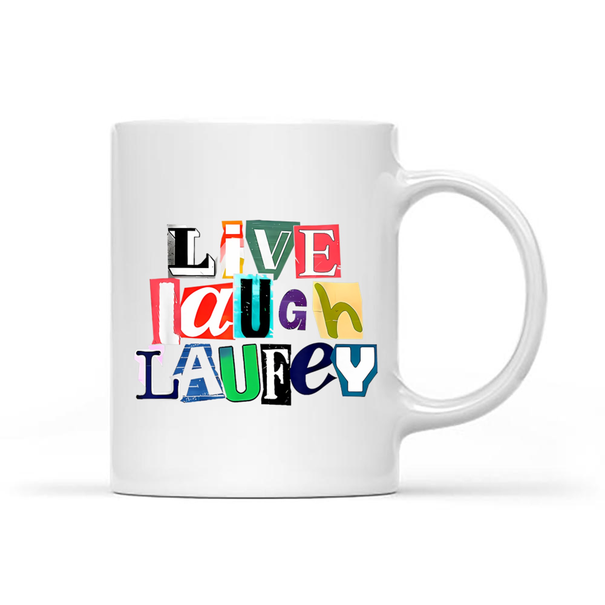 Live Laugh Laufey Collage Y2k Mug