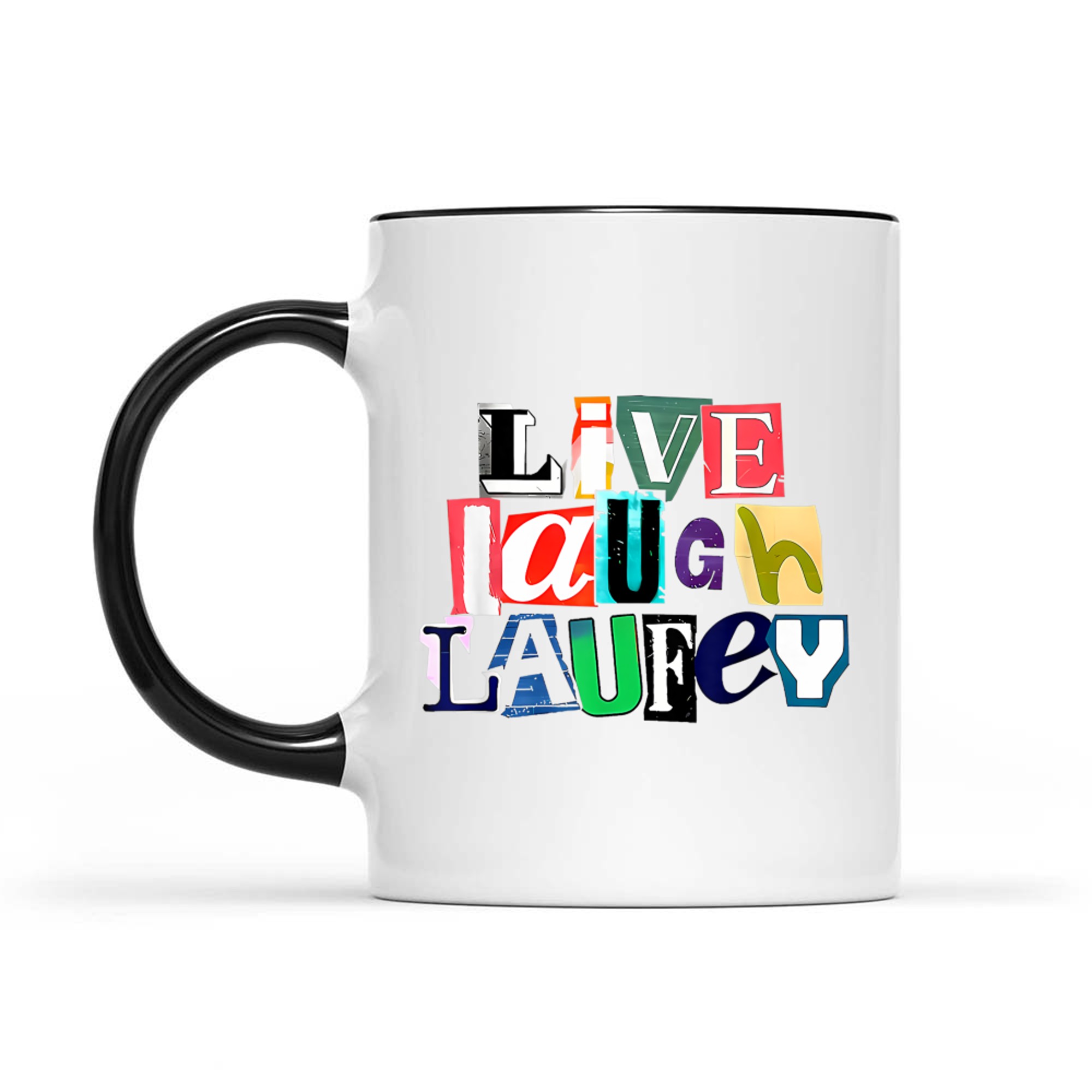 Live Laugh Laufey Collage Y2k Mug