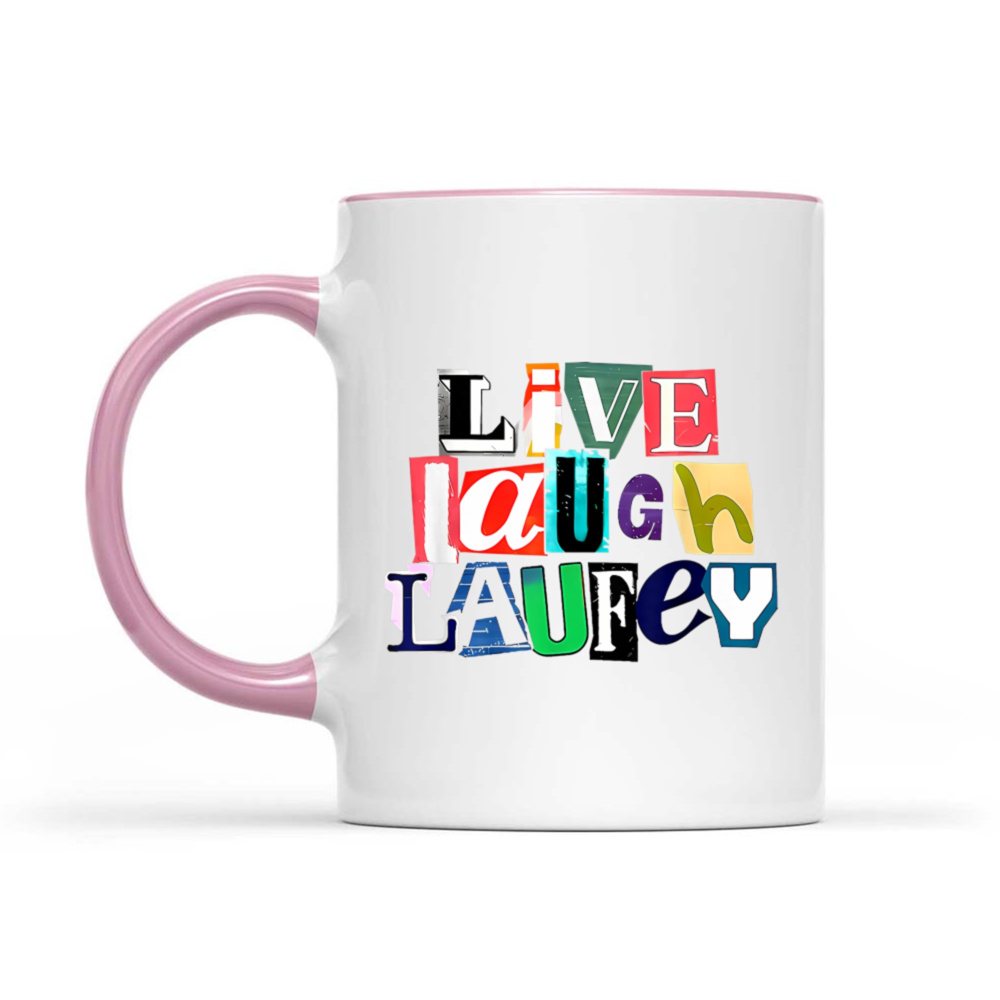 Live Laugh Laufey Collage Y2k Mug