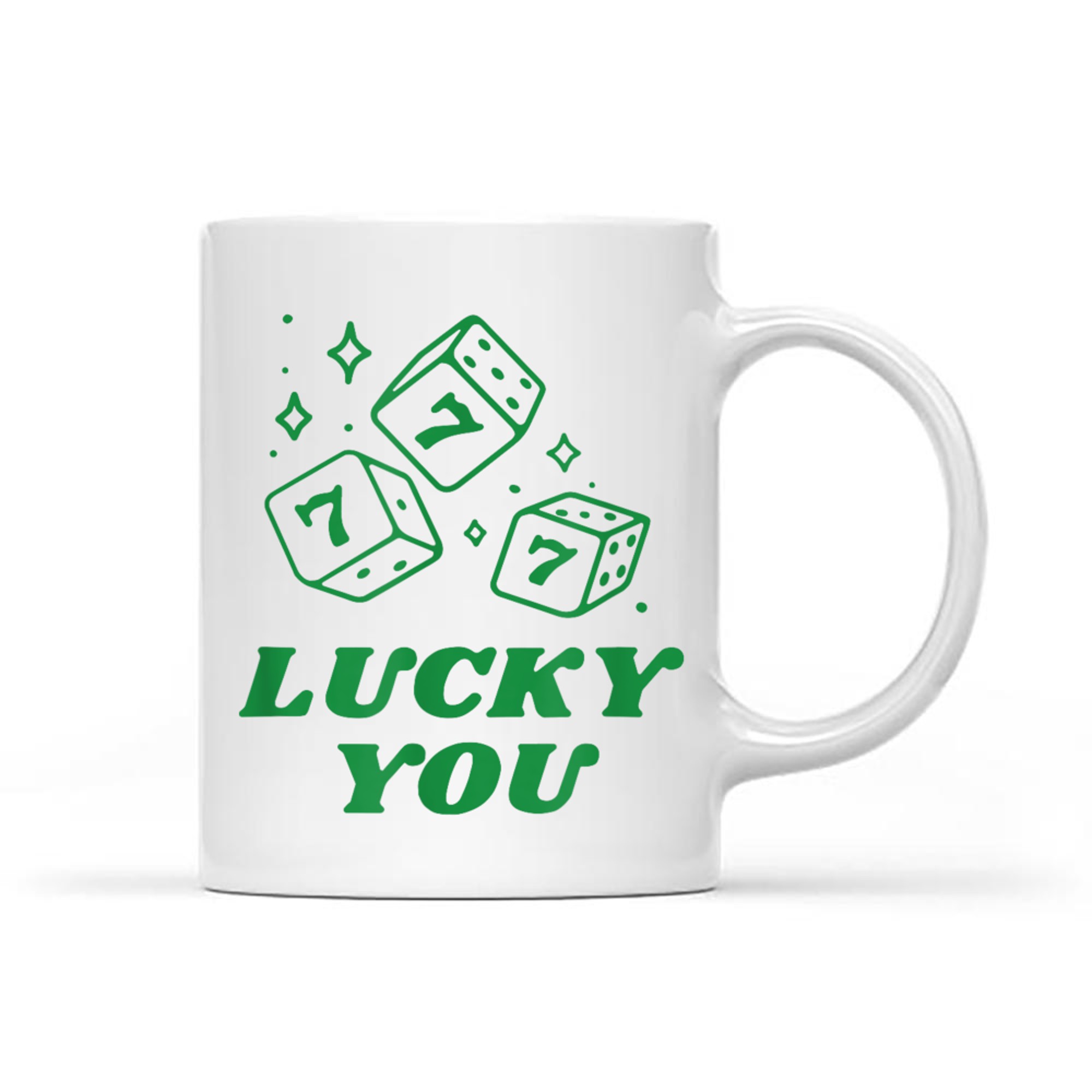 Lucky Dice You Y2K Style Trendy Funny 90's Mug