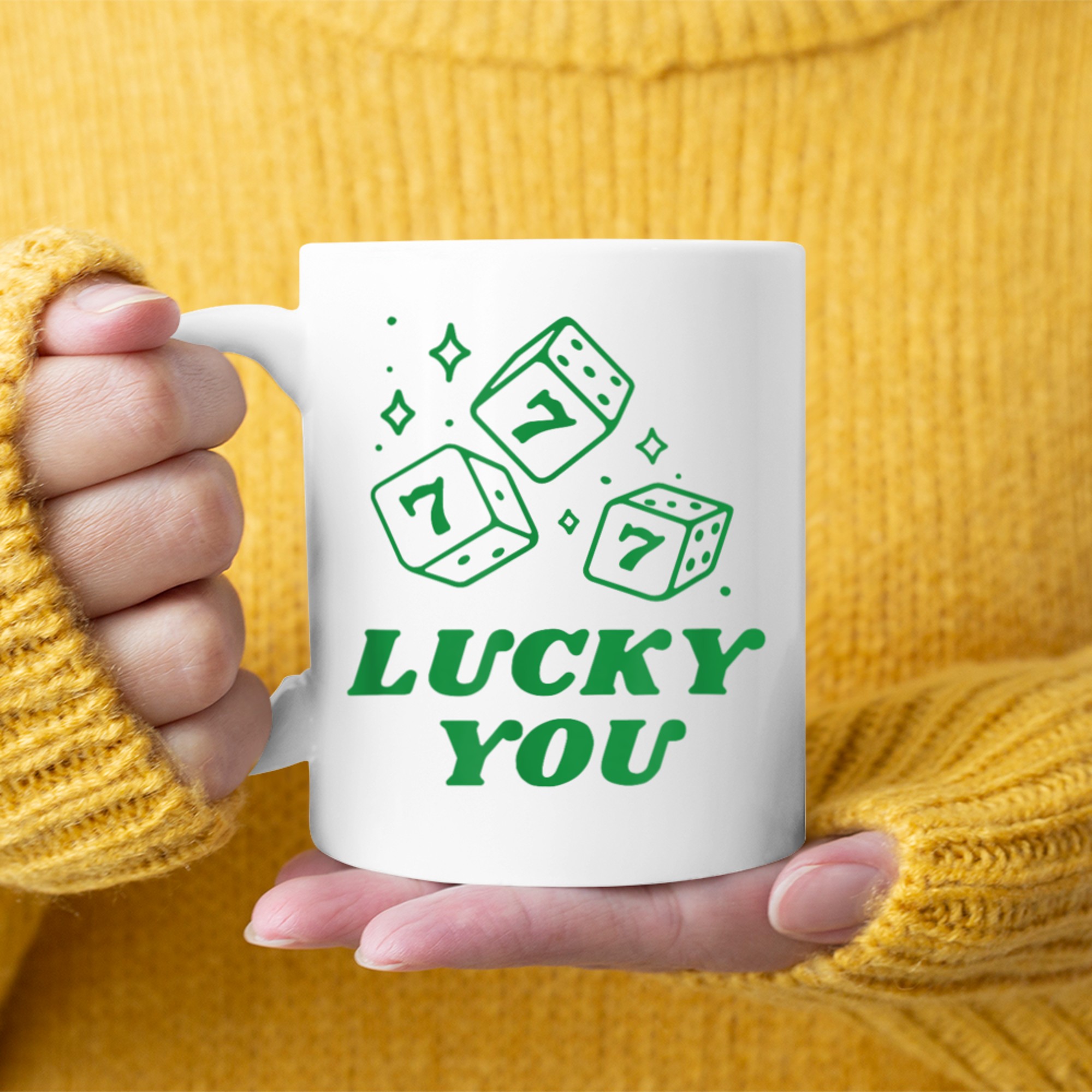 Lucky Dice You Y2K Style Trendy Funny 90's Mug