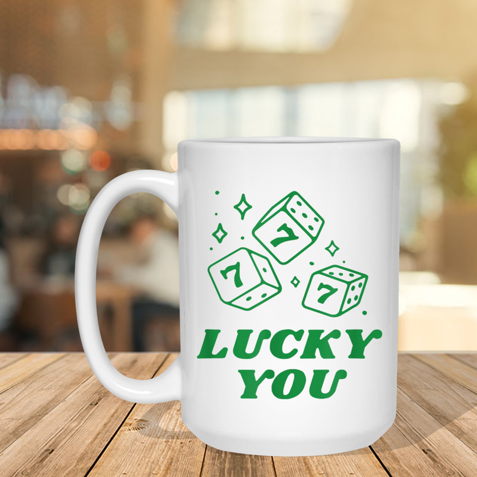Lucky Dice You Y2K Style Trendy Funny 90's Mug