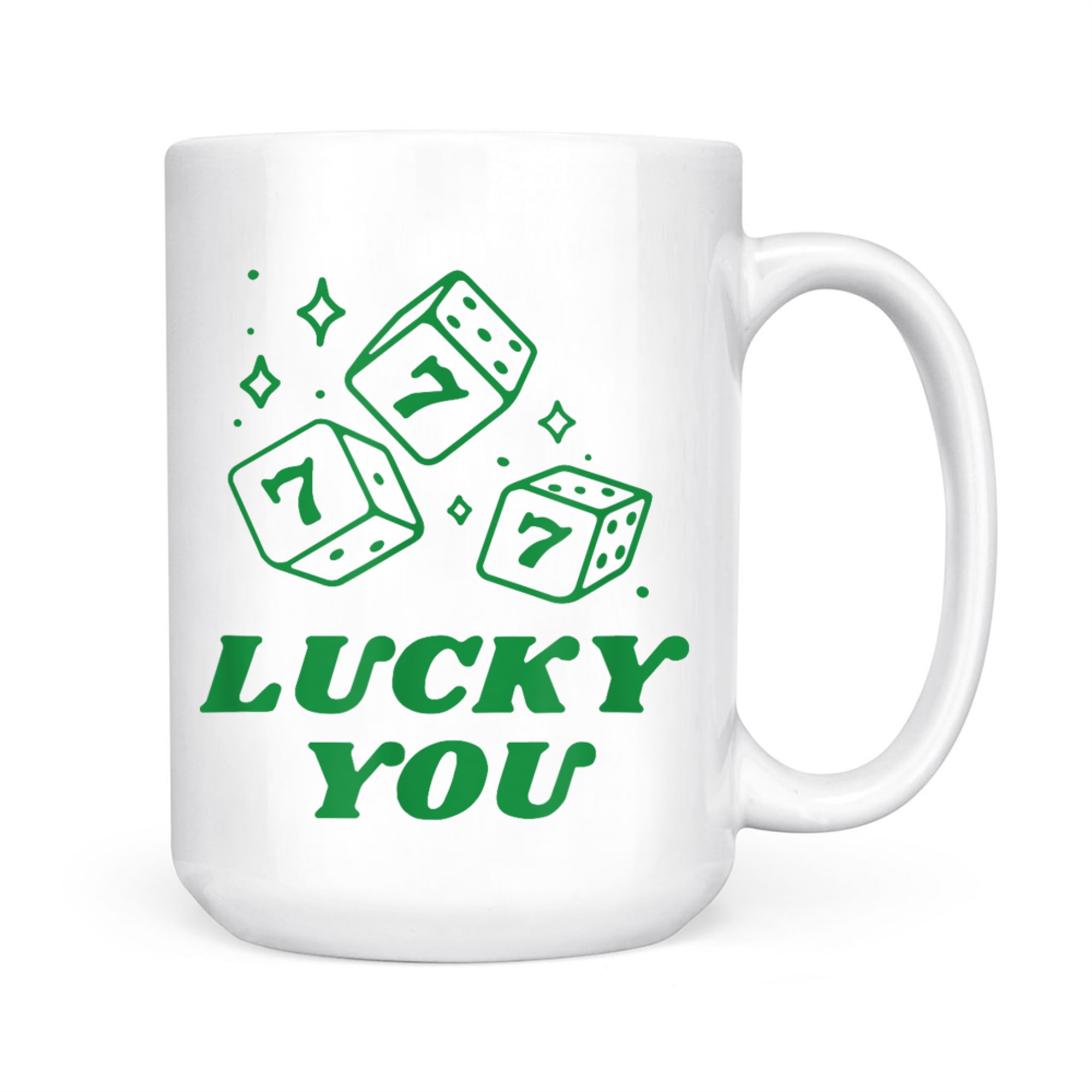 Lucky Dice You Y2K Style Trendy Funny 90's Mug