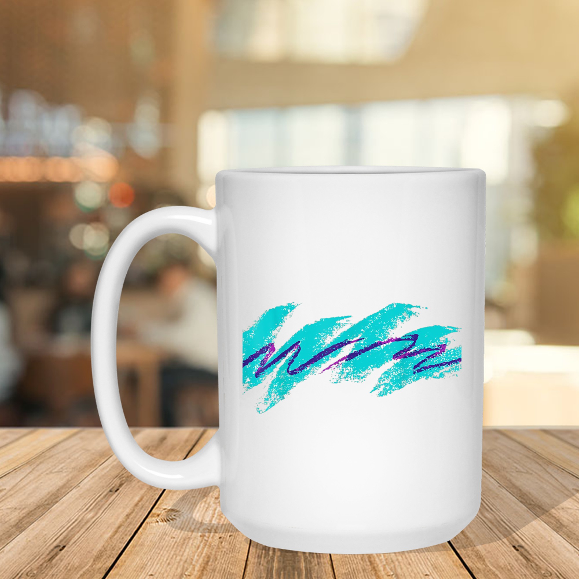 Millennials Geometric Nostalgia 90s Mug
