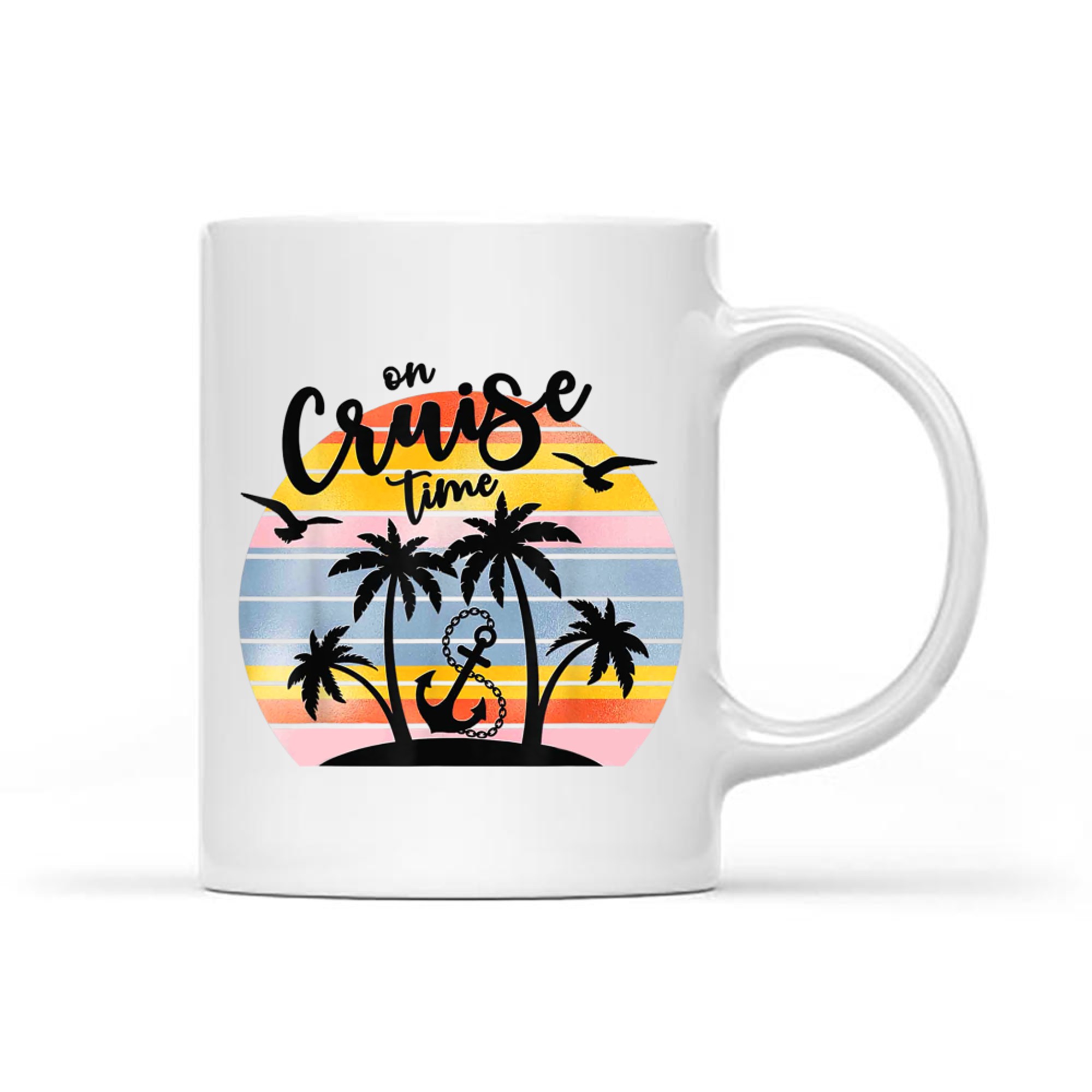 On Cruise Time Cruise Squad Summer Vacation Matching Family Mug