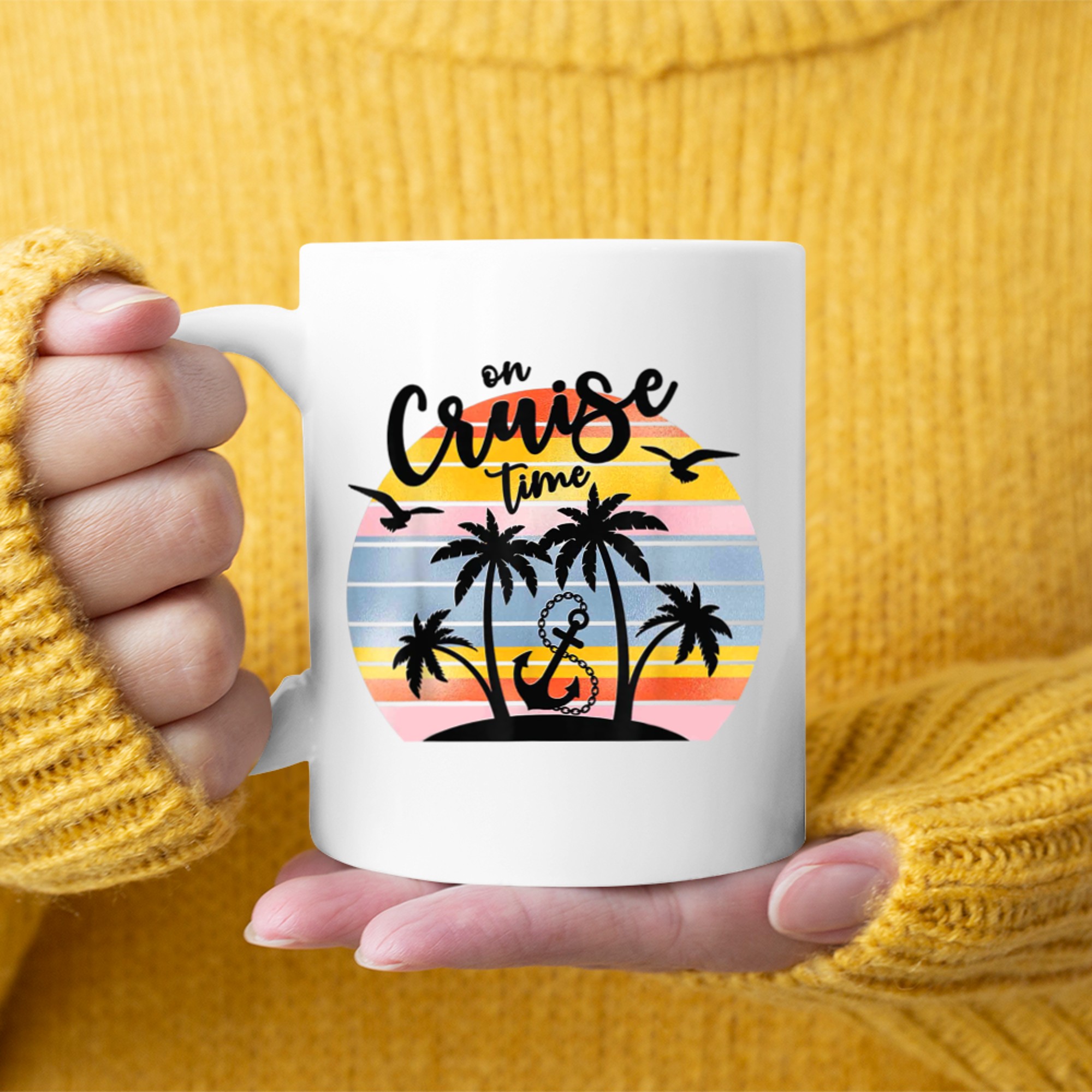 On Cruise Time Cruise Squad Summer Vacation Matching Family Mug