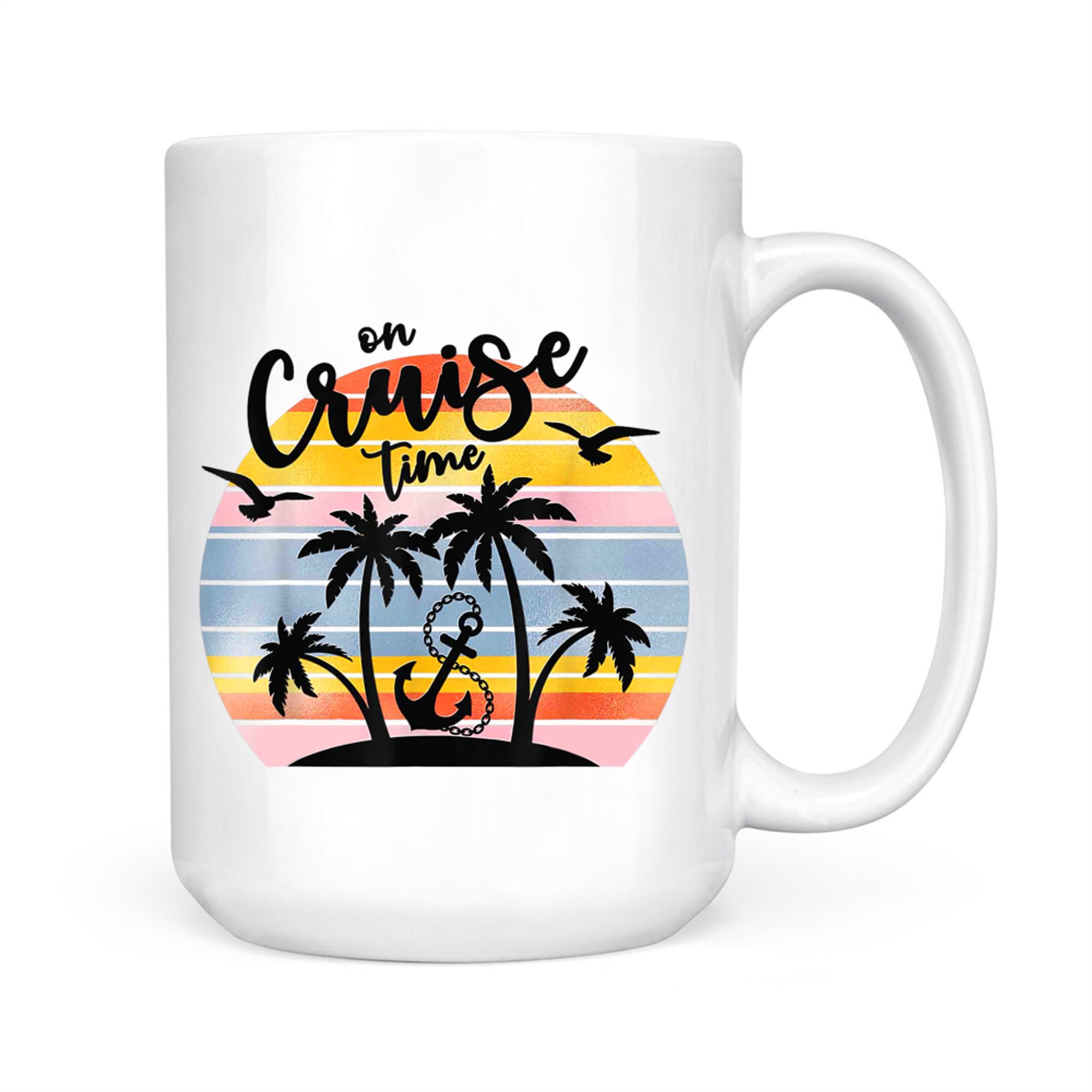 On Cruise Time Cruise Squad Summer Vacation Matching Family Mug