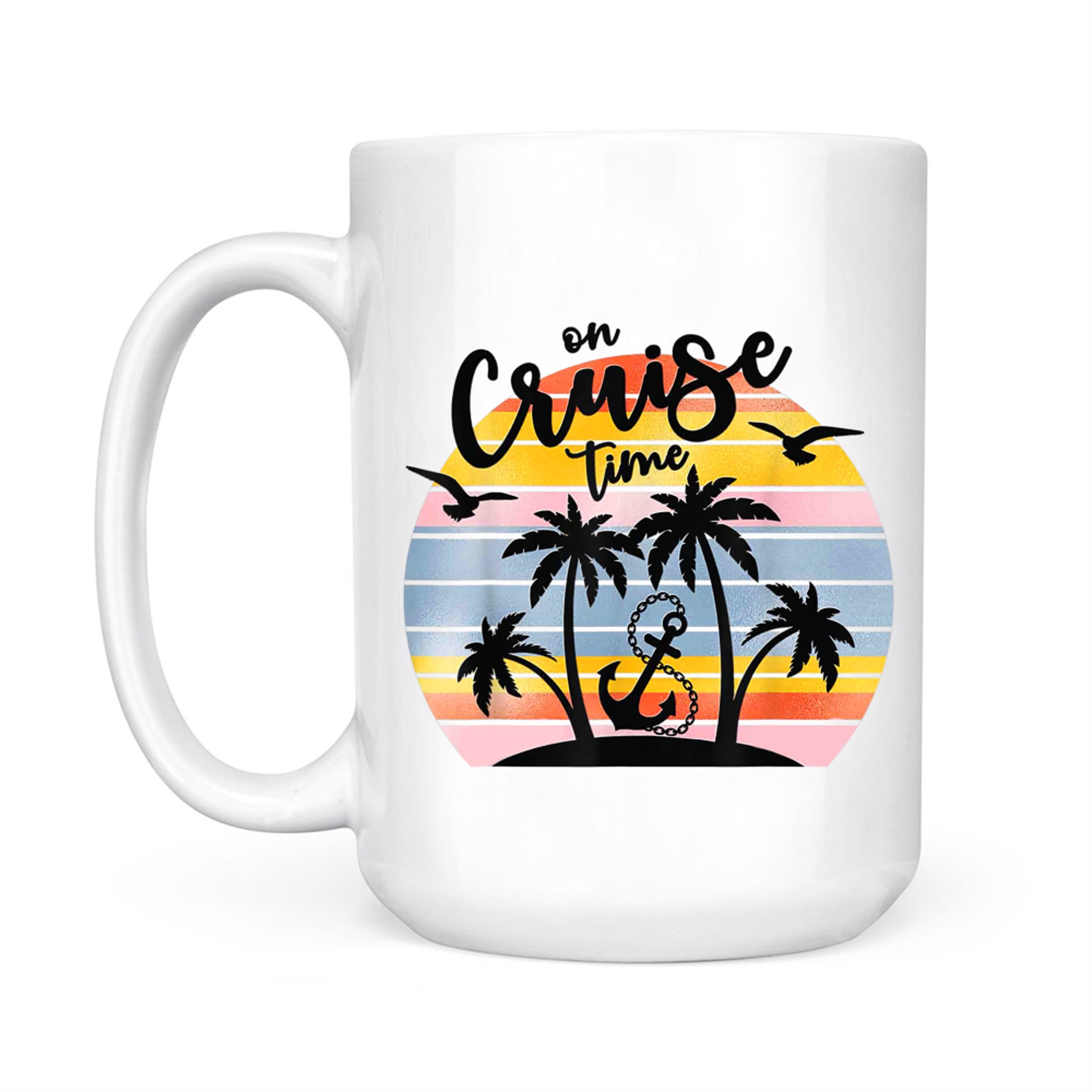 On Cruise Time Cruise Squad Summer Vacation Matching Family Mug