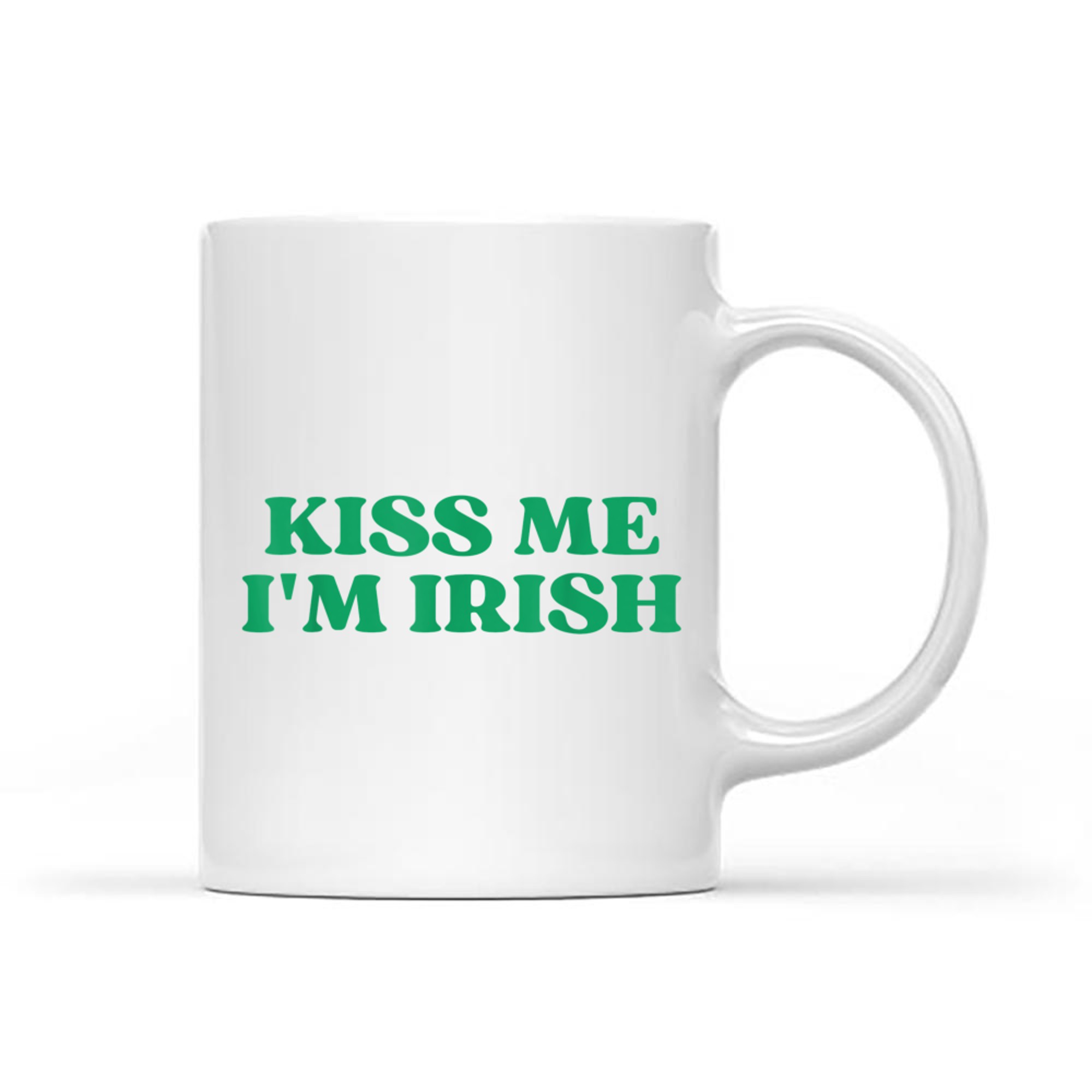 Original Kiss Me I'm Irish Funny Quote Y2k Aesthetic 2000s Mug