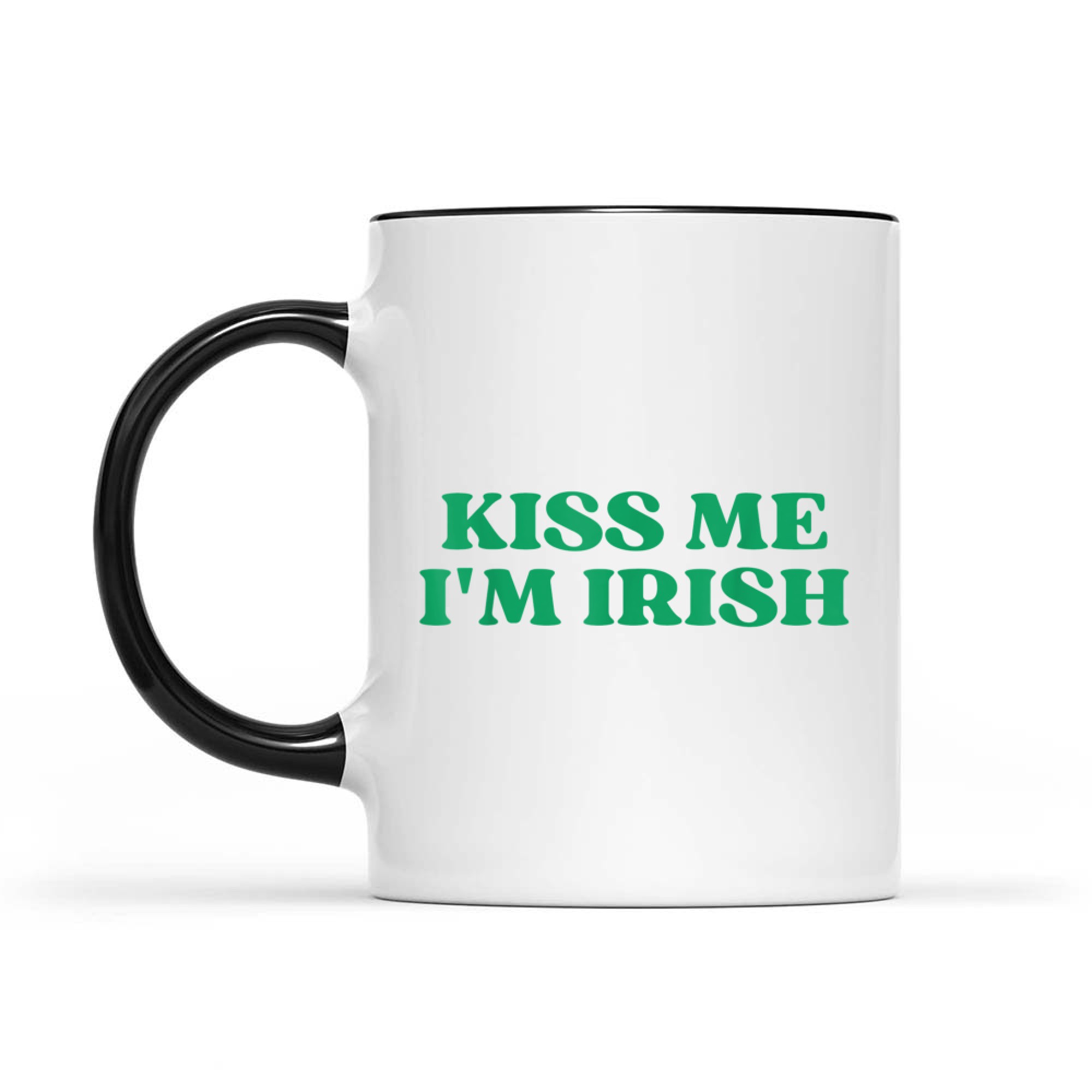 Original Kiss Me I'm Irish Funny Quote Y2k Aesthetic 2000s Mug