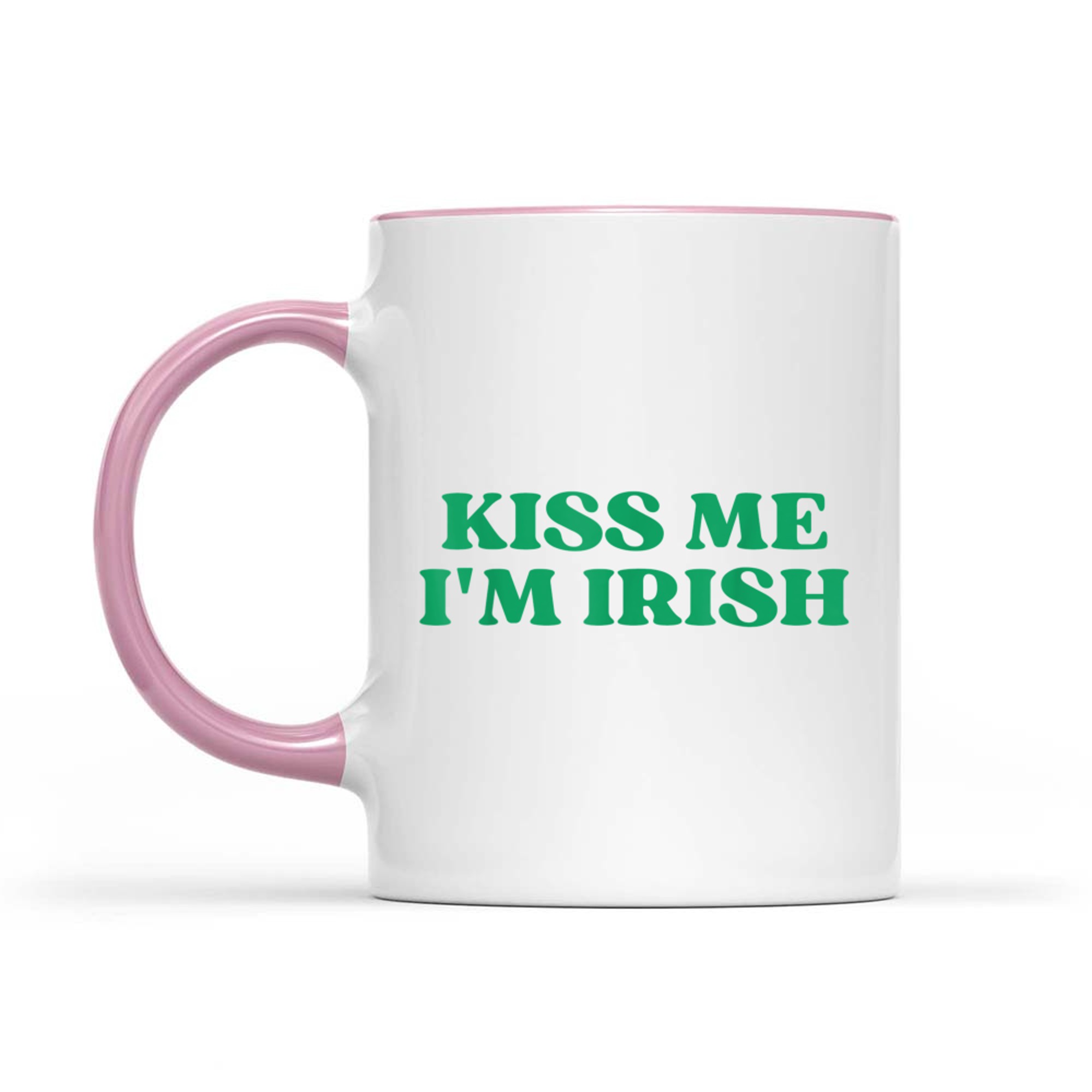 Original Kiss Me I'm Irish Funny Quote Y2k Aesthetic 2000s Mug