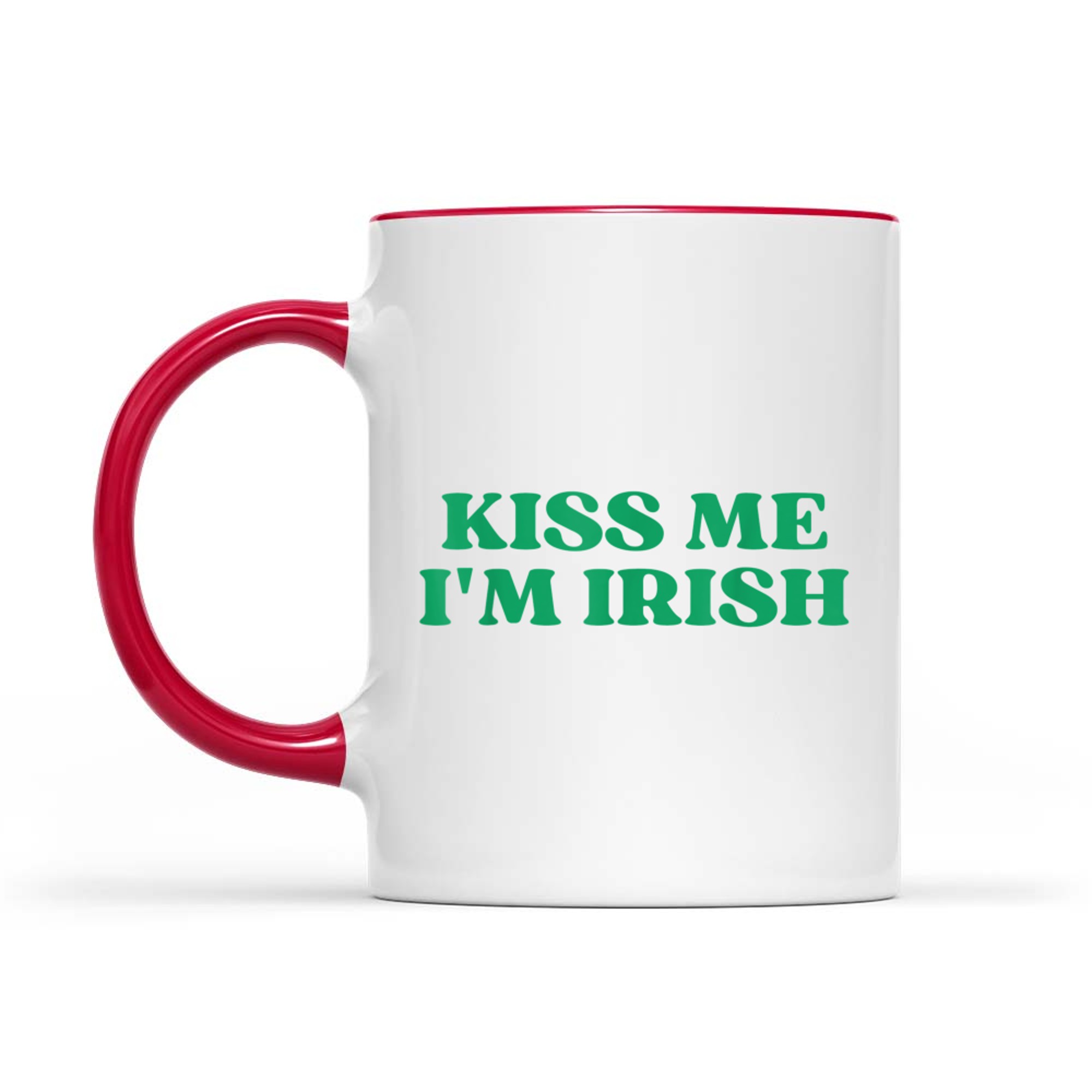 Original Kiss Me I'm Irish Funny Quote Y2k Aesthetic 2000s Mug