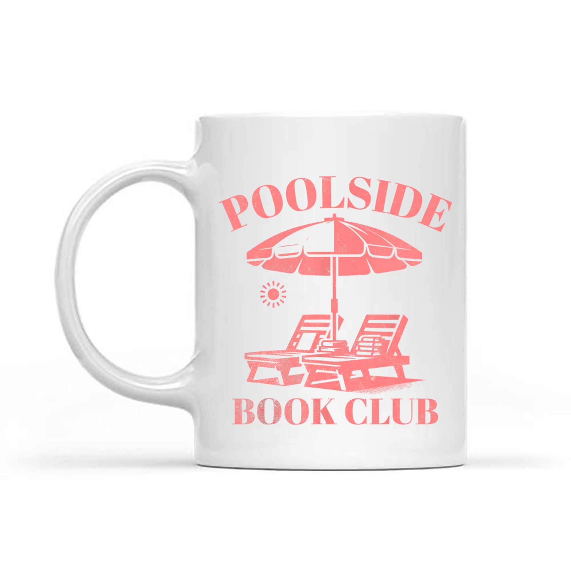 Poolside Book Club Summer Reading Book Lover Swimming Mug