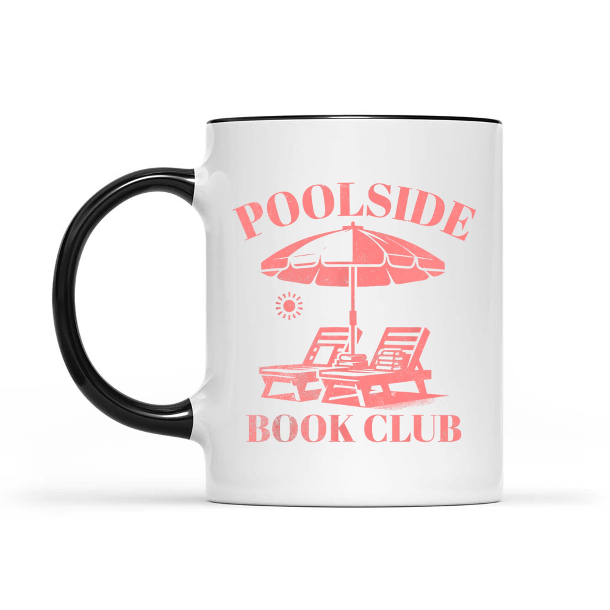 Poolside Book Club Summer Reading Book Lover Swimming Mug