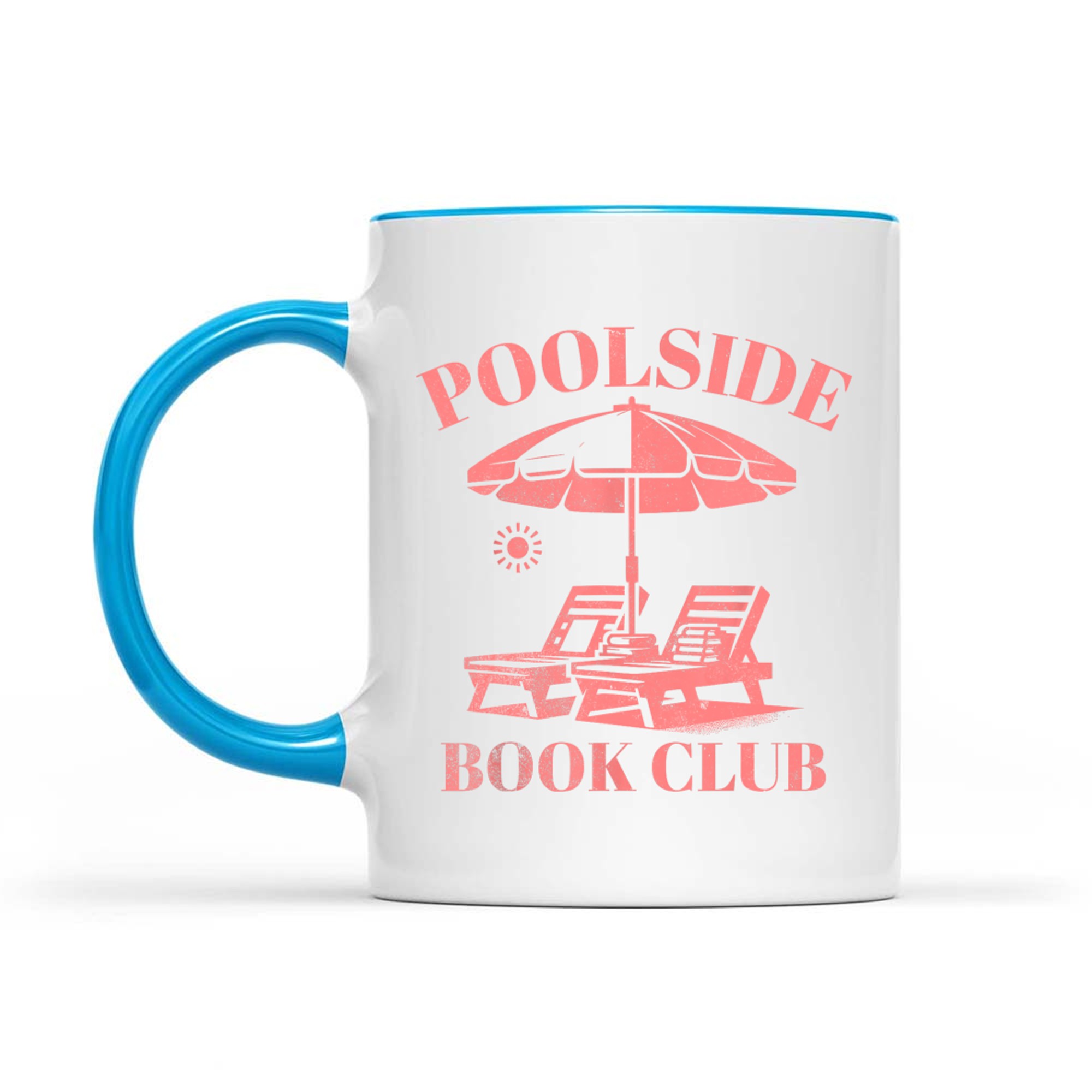 Poolside Book Club Summer Reading Book Lover Swimming Mug