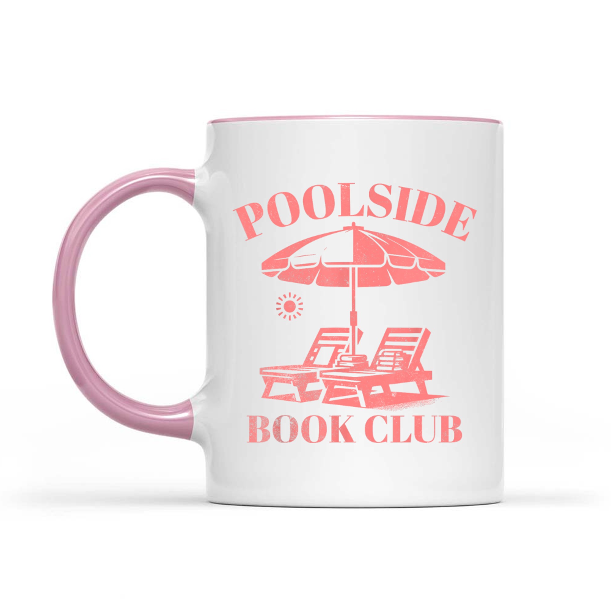Poolside Book Club Summer Reading Book Lover Swimming Mug