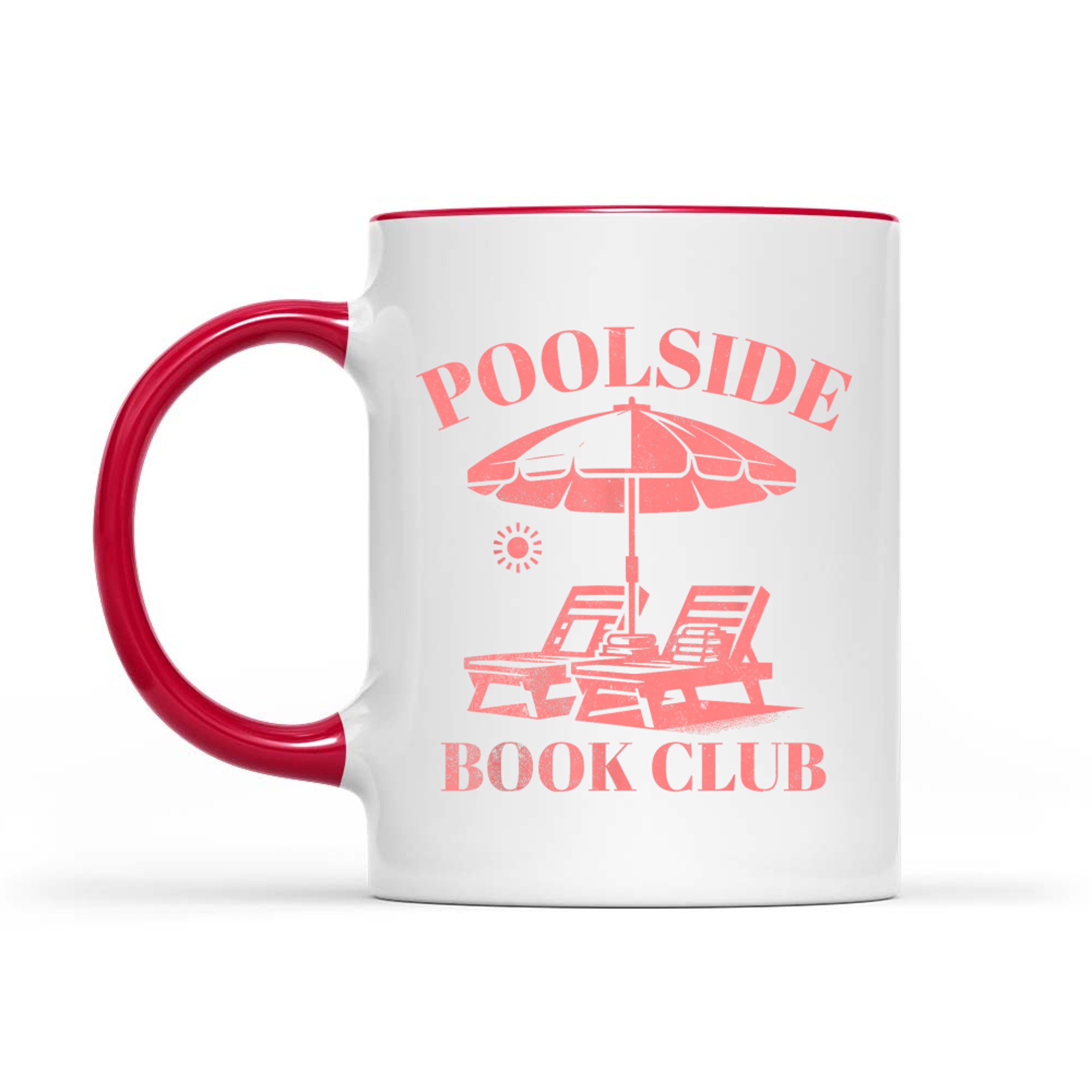 Poolside Book Club Summer Reading Book Lover Swimming Mug