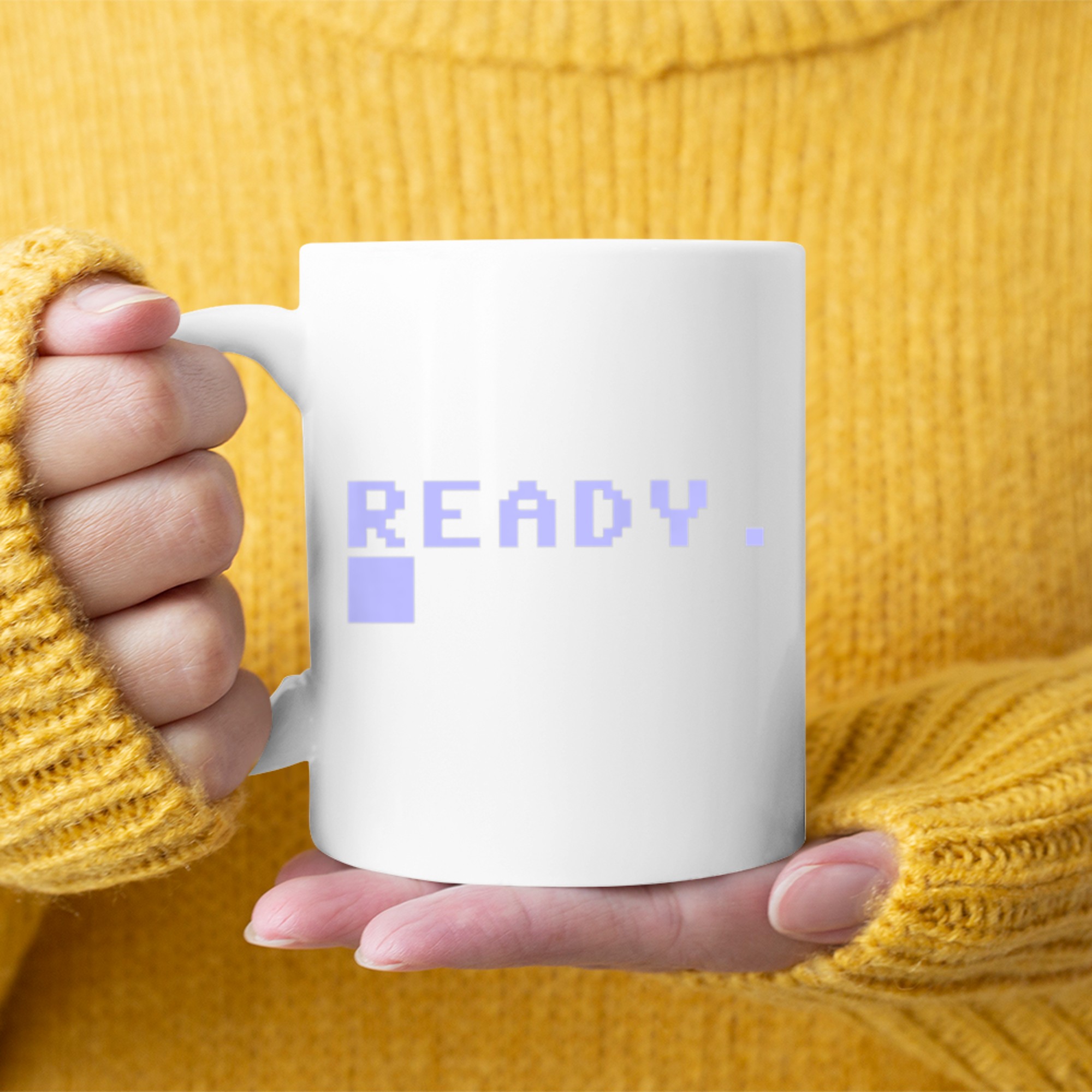 Ready CHome Computer 80's Retro Gamer Coder Memento Mug