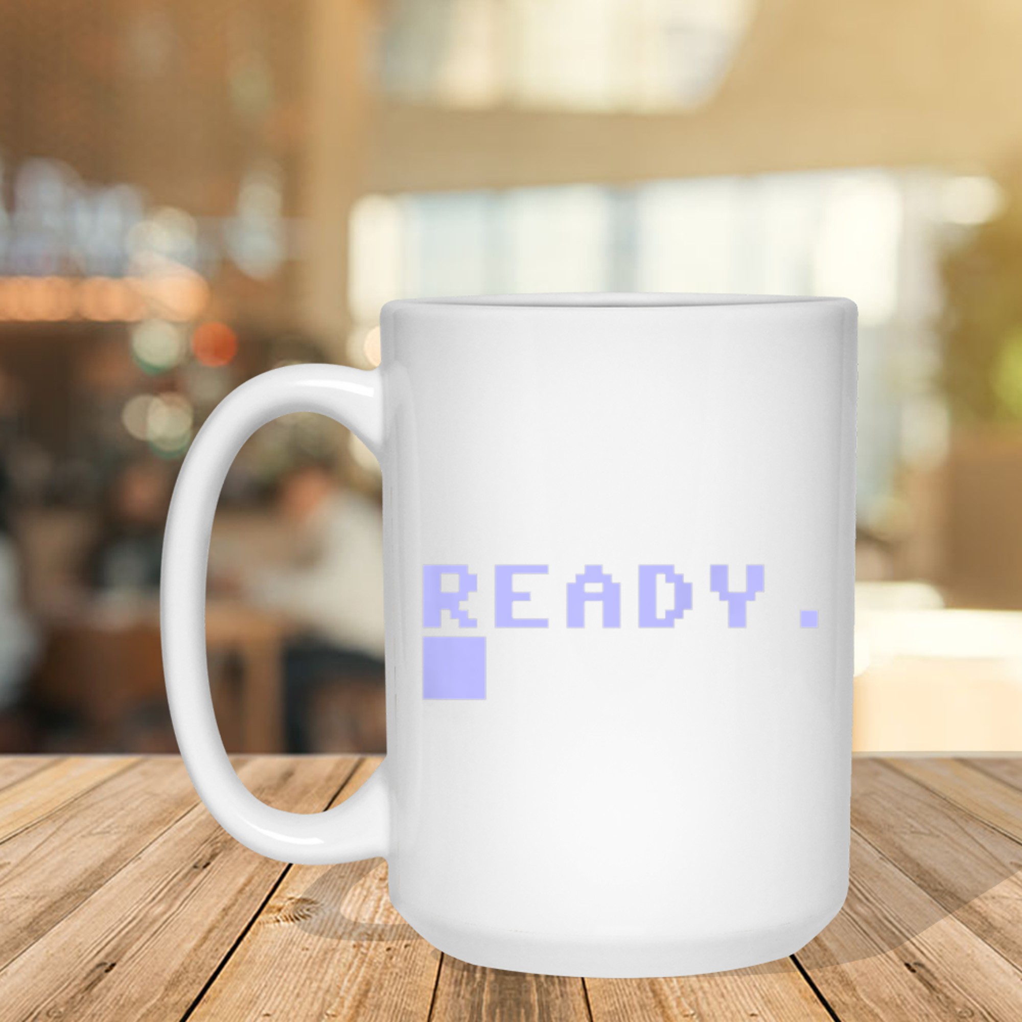 Ready CHome Computer 80's Retro Gamer Coder Memento Mug