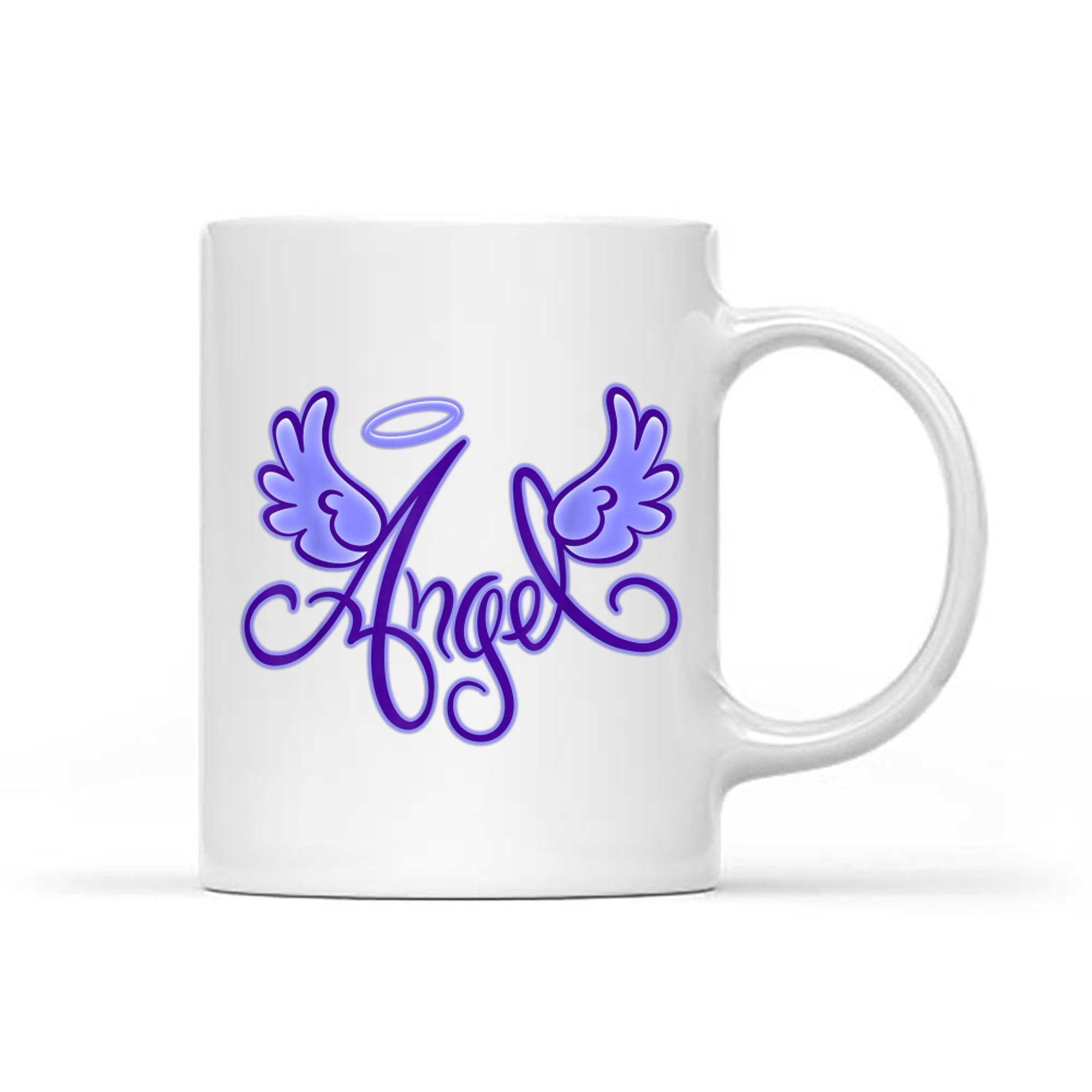Retro 90s 00s Throwback Angel Wings Y2K Aesthetic Mug
