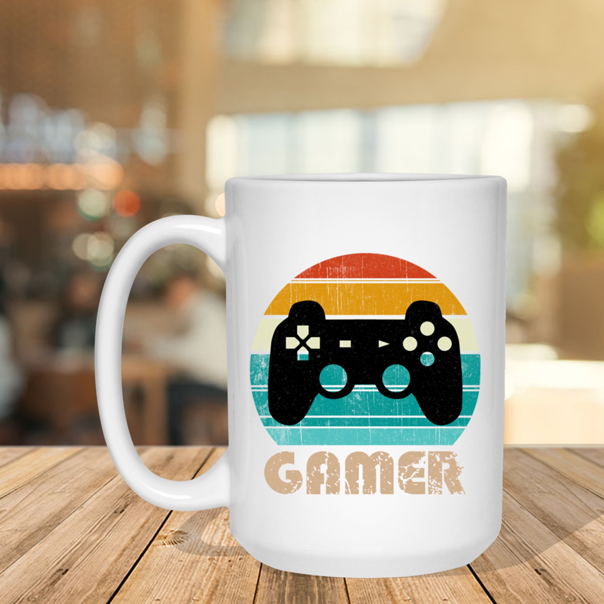Retro Gamer Video Games Player Gaming Mug
