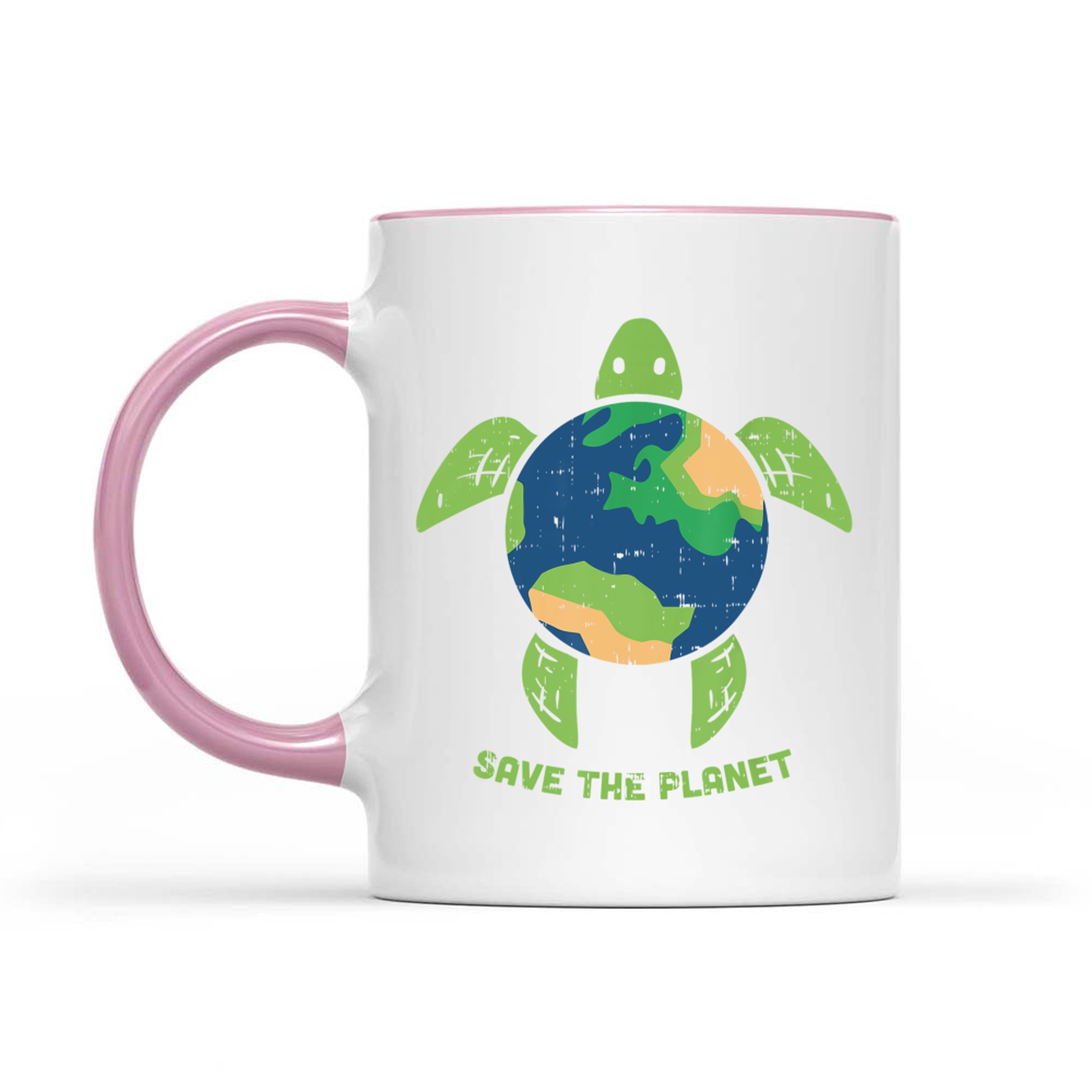 Save The Planet Day Environment Turtle Recycle Ocean Mug