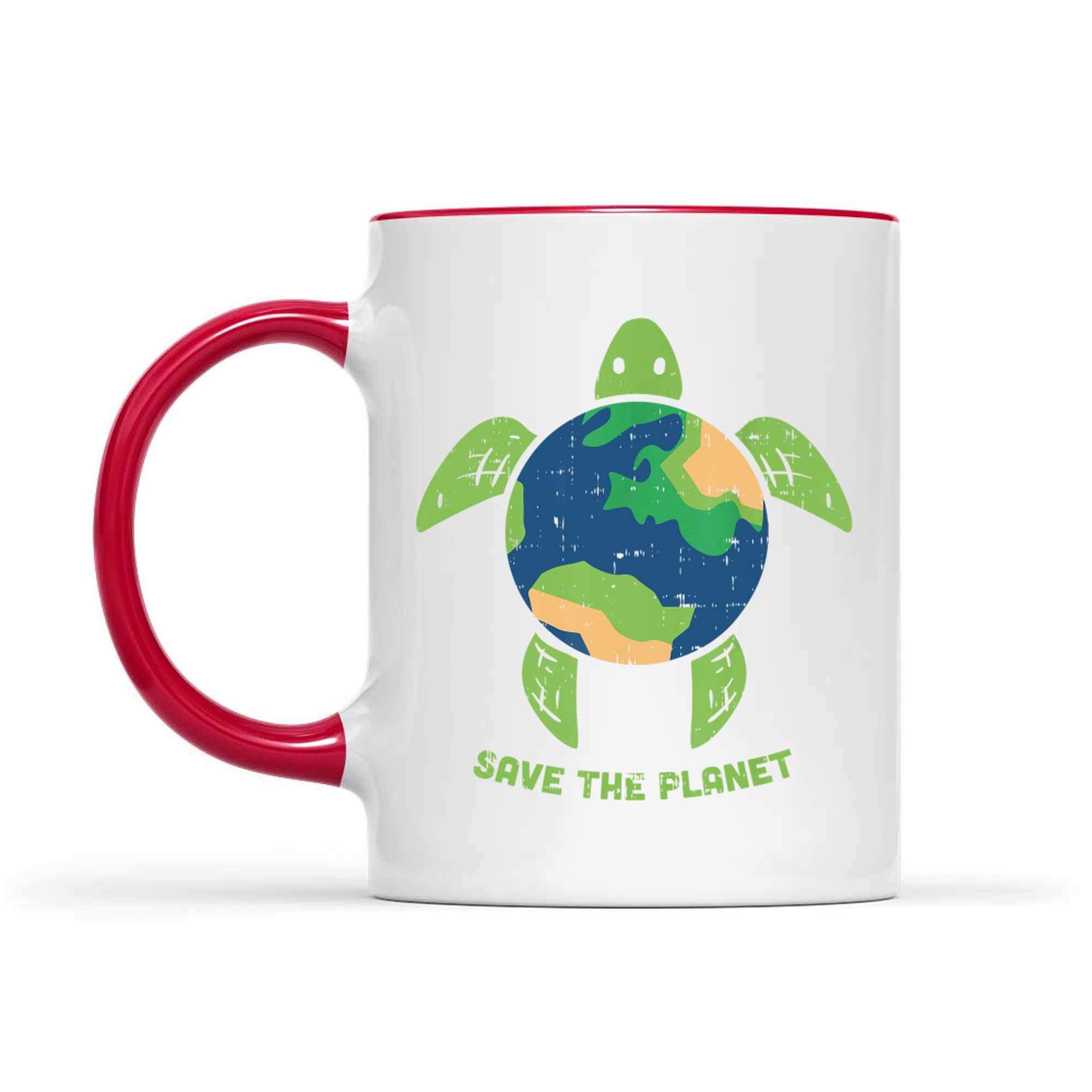 Save The Planet Day Environment Turtle Recycle Ocean Mug