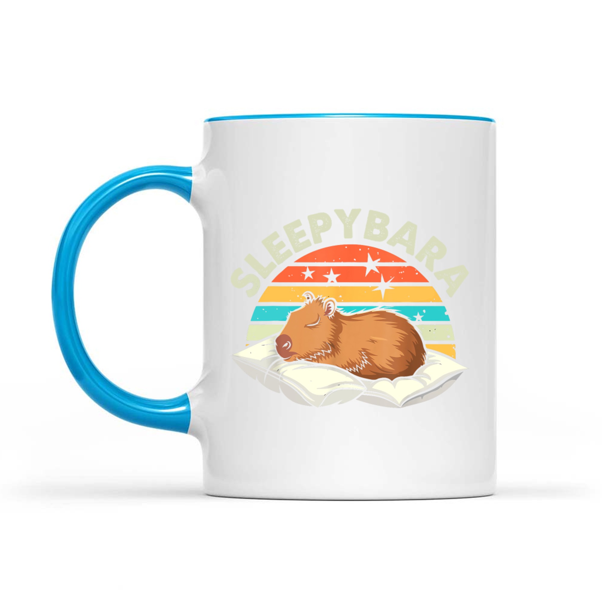 Sleepybara Funny Capybara Costume Mug