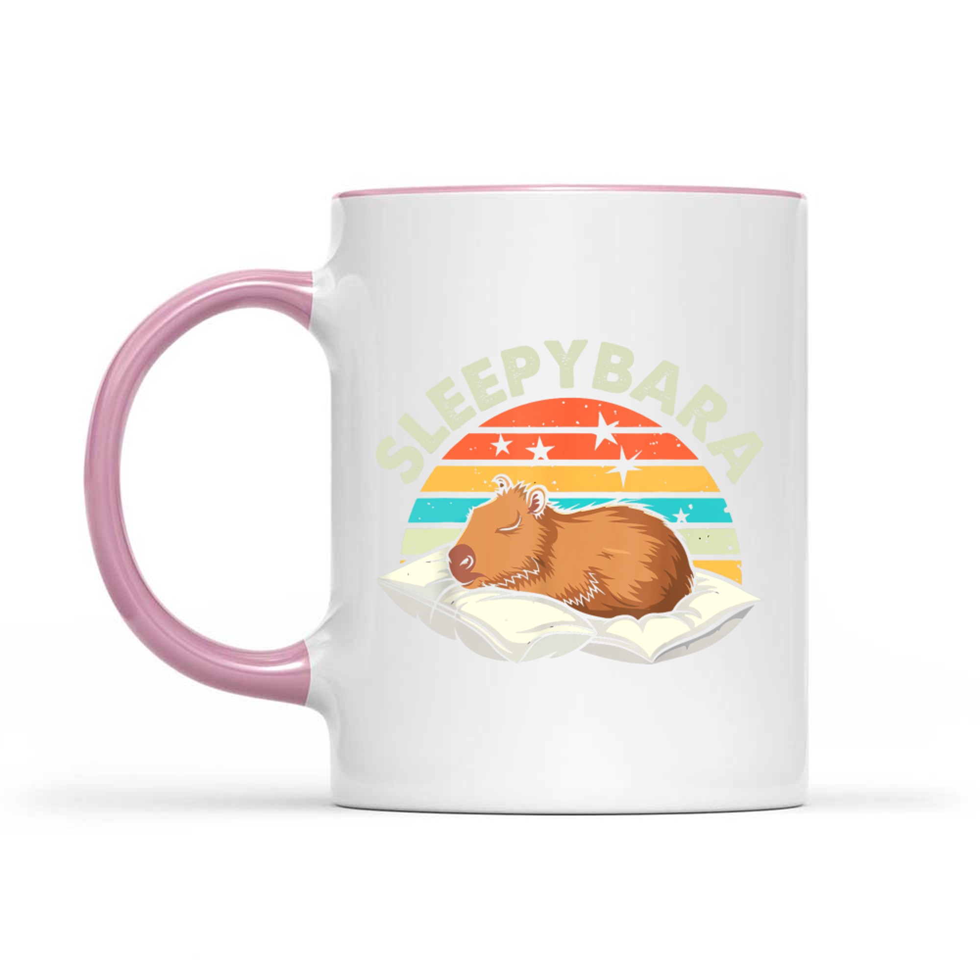 Sleepybara Funny Capybara Costume Mug