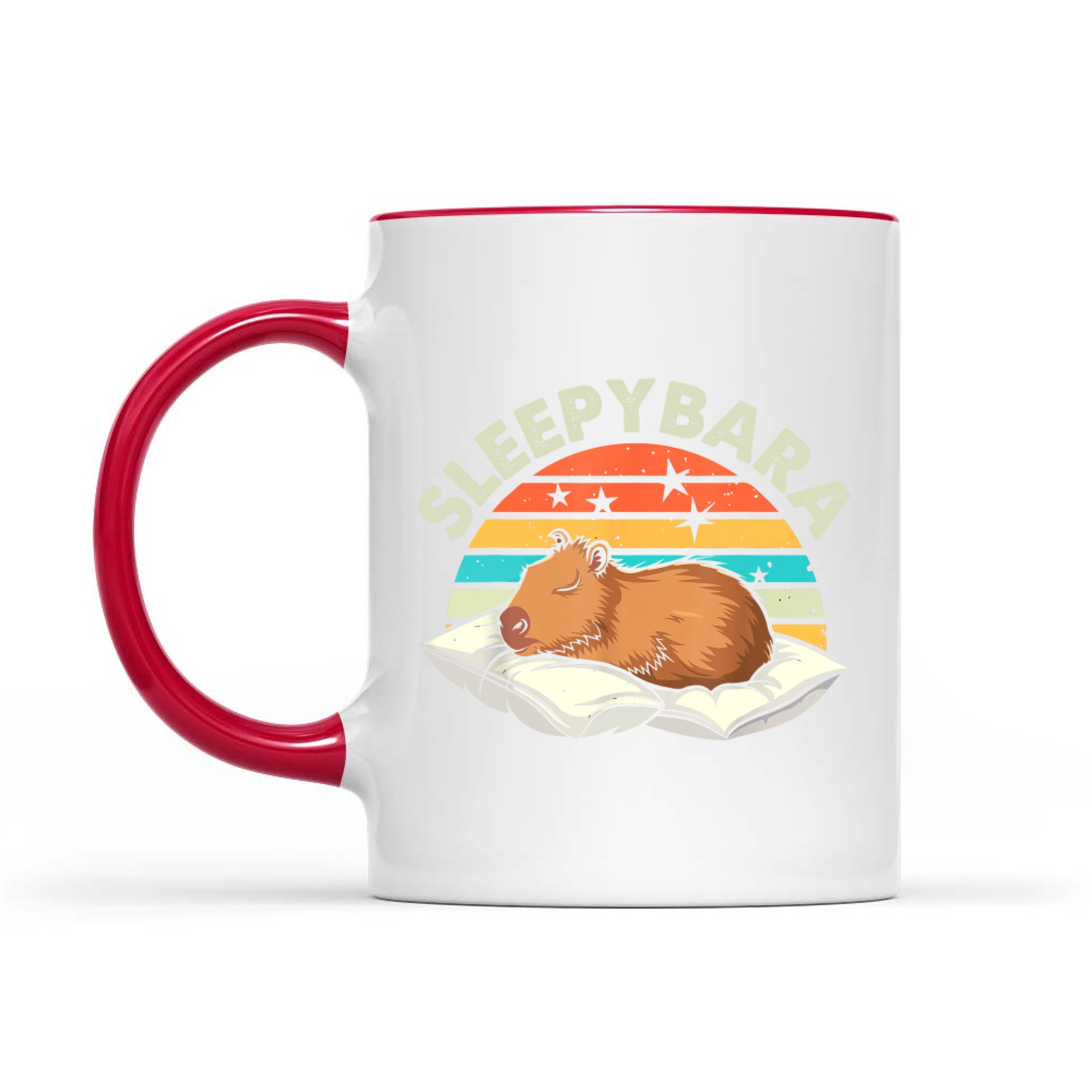 Sleepybara Funny Capybara Costume Mug