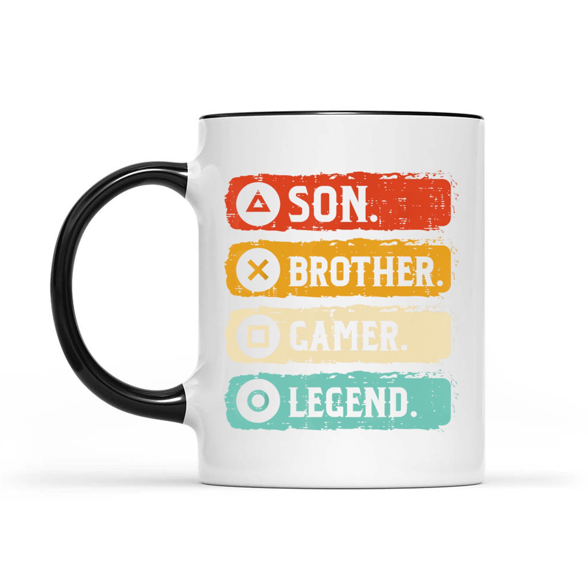 Son Brother Gamer Legend Retro Gaming Mug