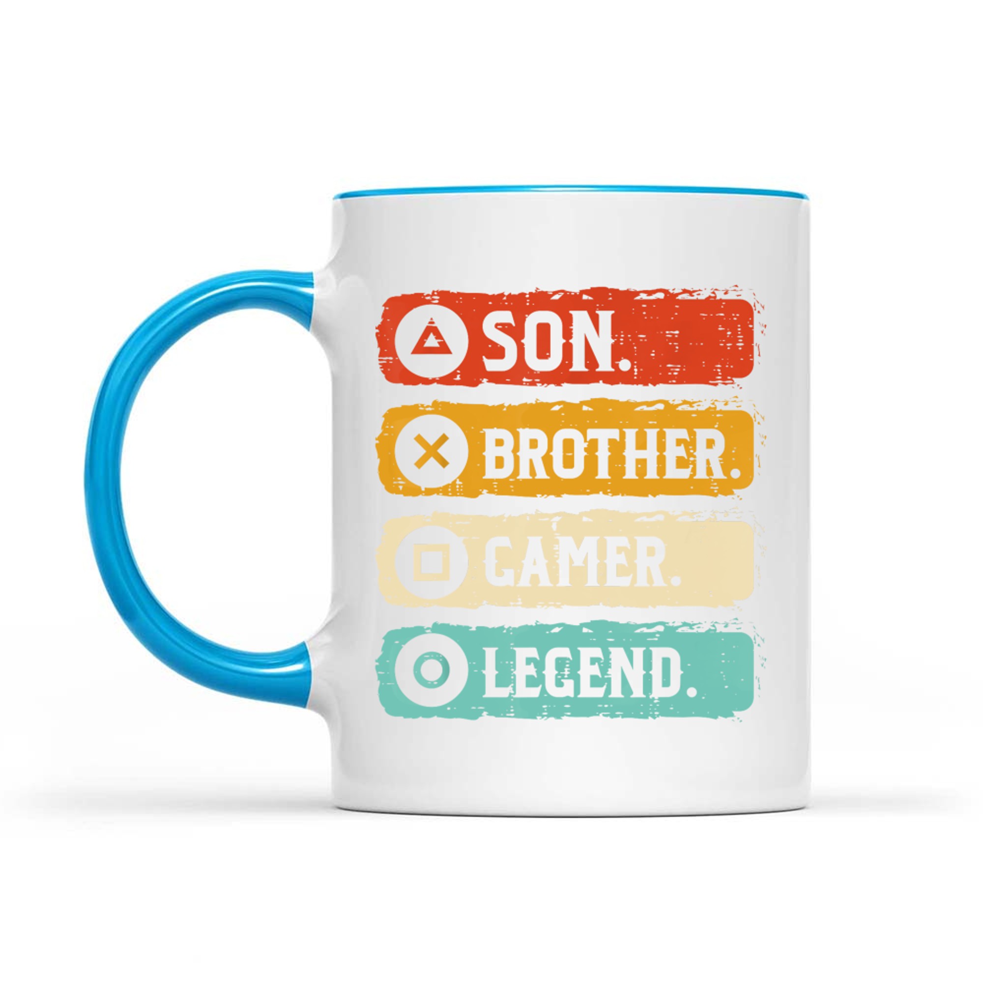 Son Brother Gamer Legend Retro Gaming Mug