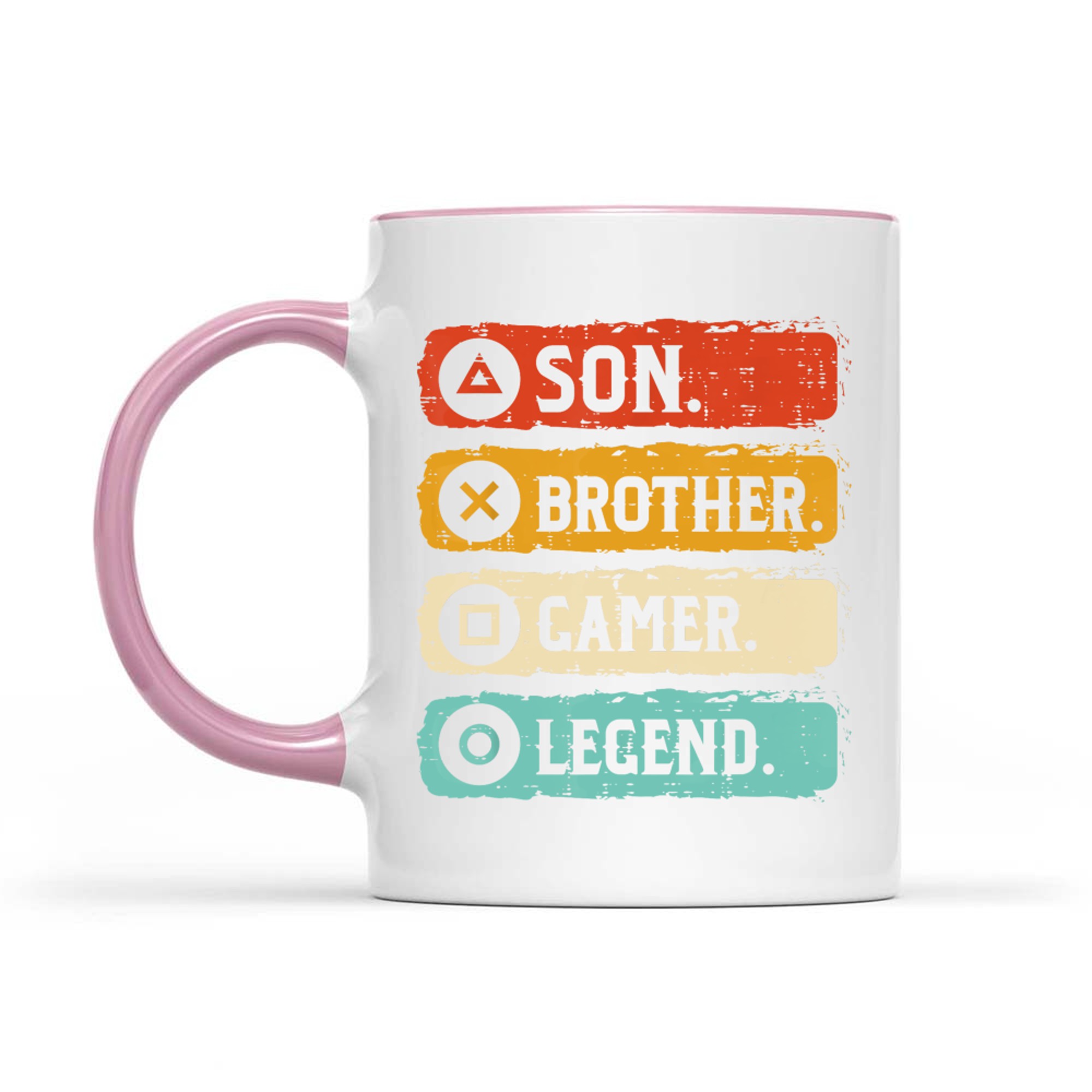 Son Brother Gamer Legend Retro Gaming Mug