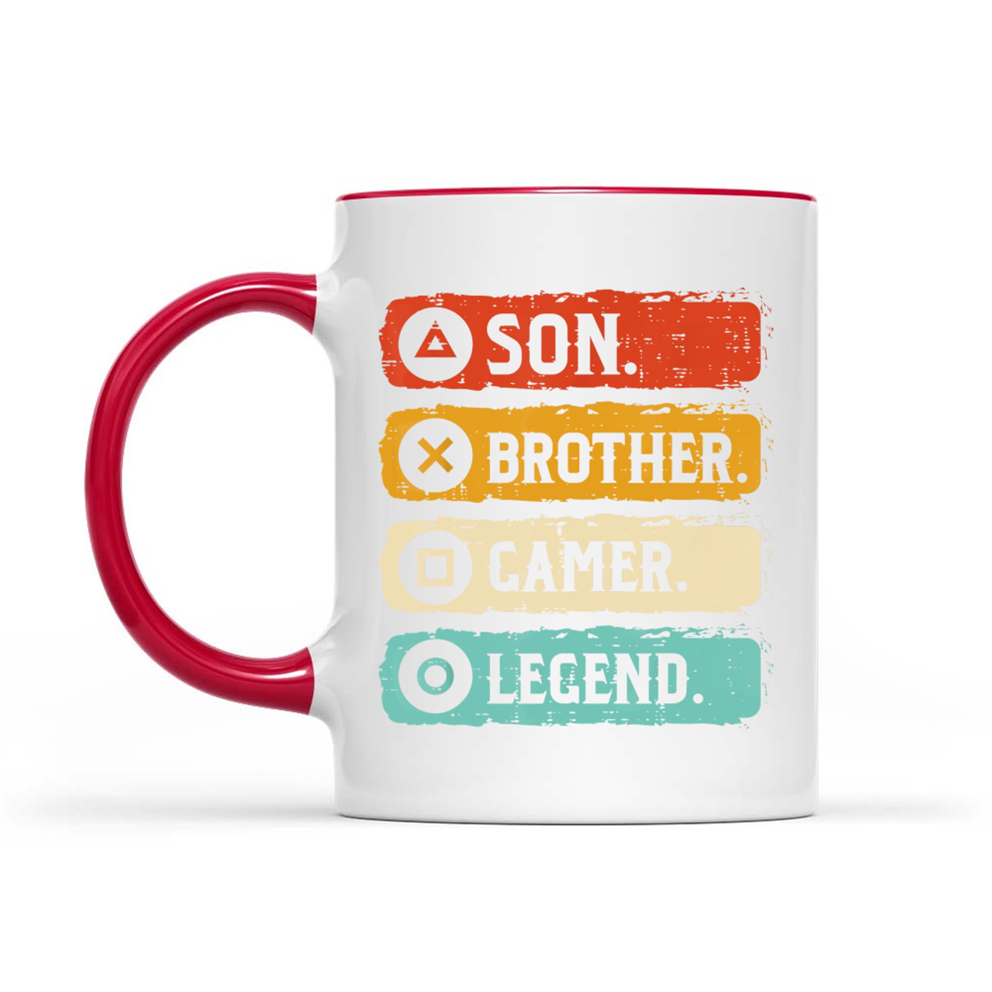 Son Brother Gamer Legend Retro Gaming Mug