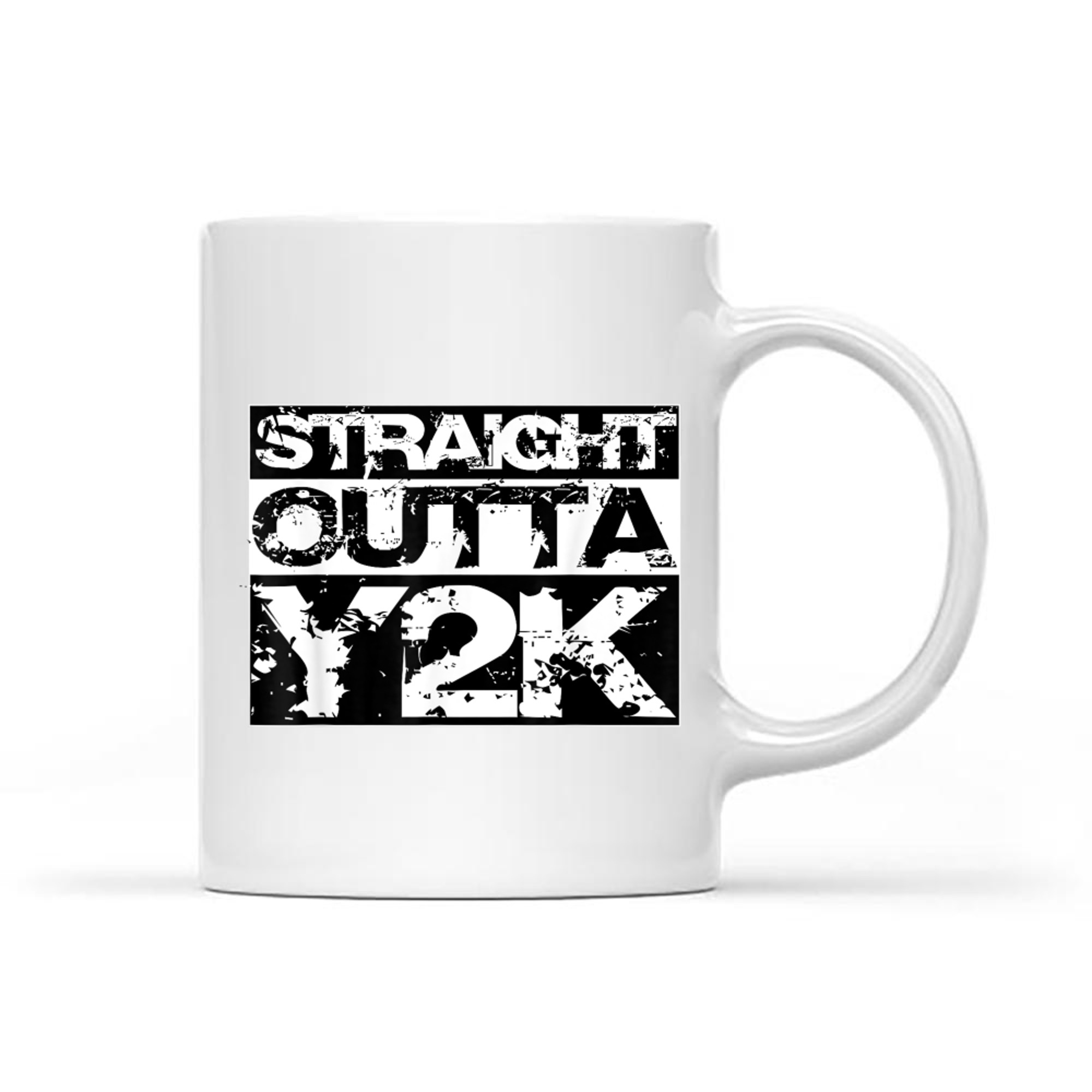 Straight Outta Y2K Birthday Years Old Born In Mug