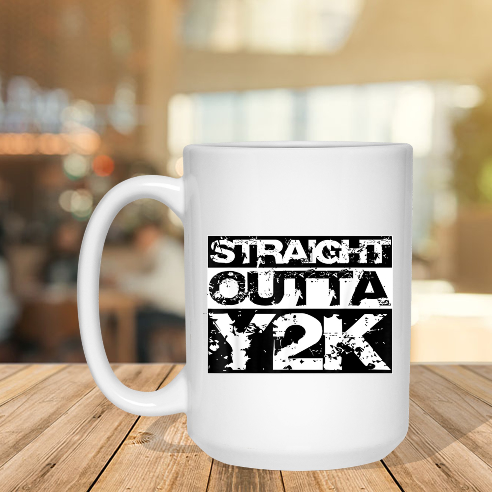 Straight Outta Y2K Birthday Years Old Born In Mug